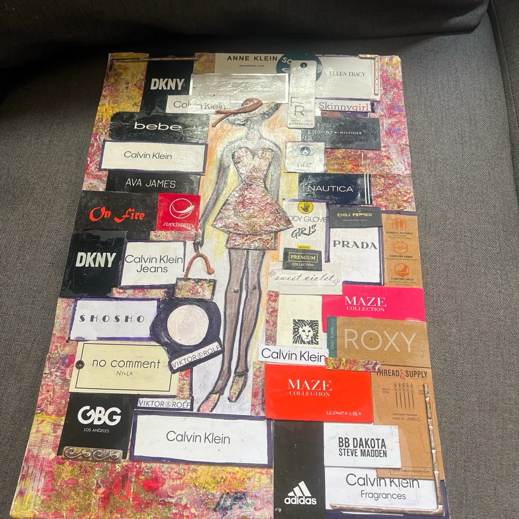 Mixed Brand Fashion Collage Artwork - photo 3