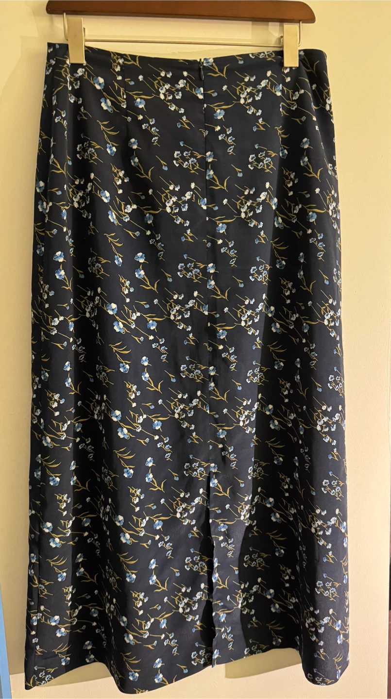 vintage floral maxi skirt - photo 3