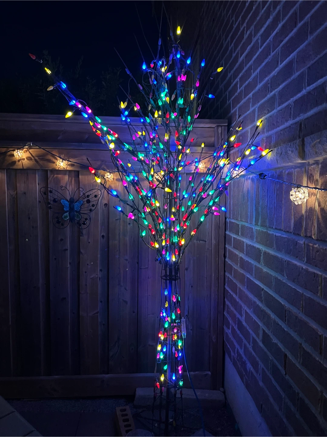 Colourful LED Light-Up Tree Decoration - photo 5