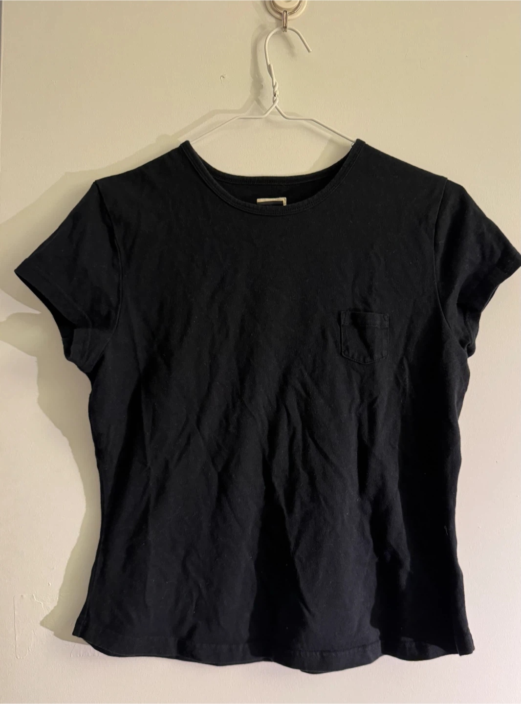 black baby tee