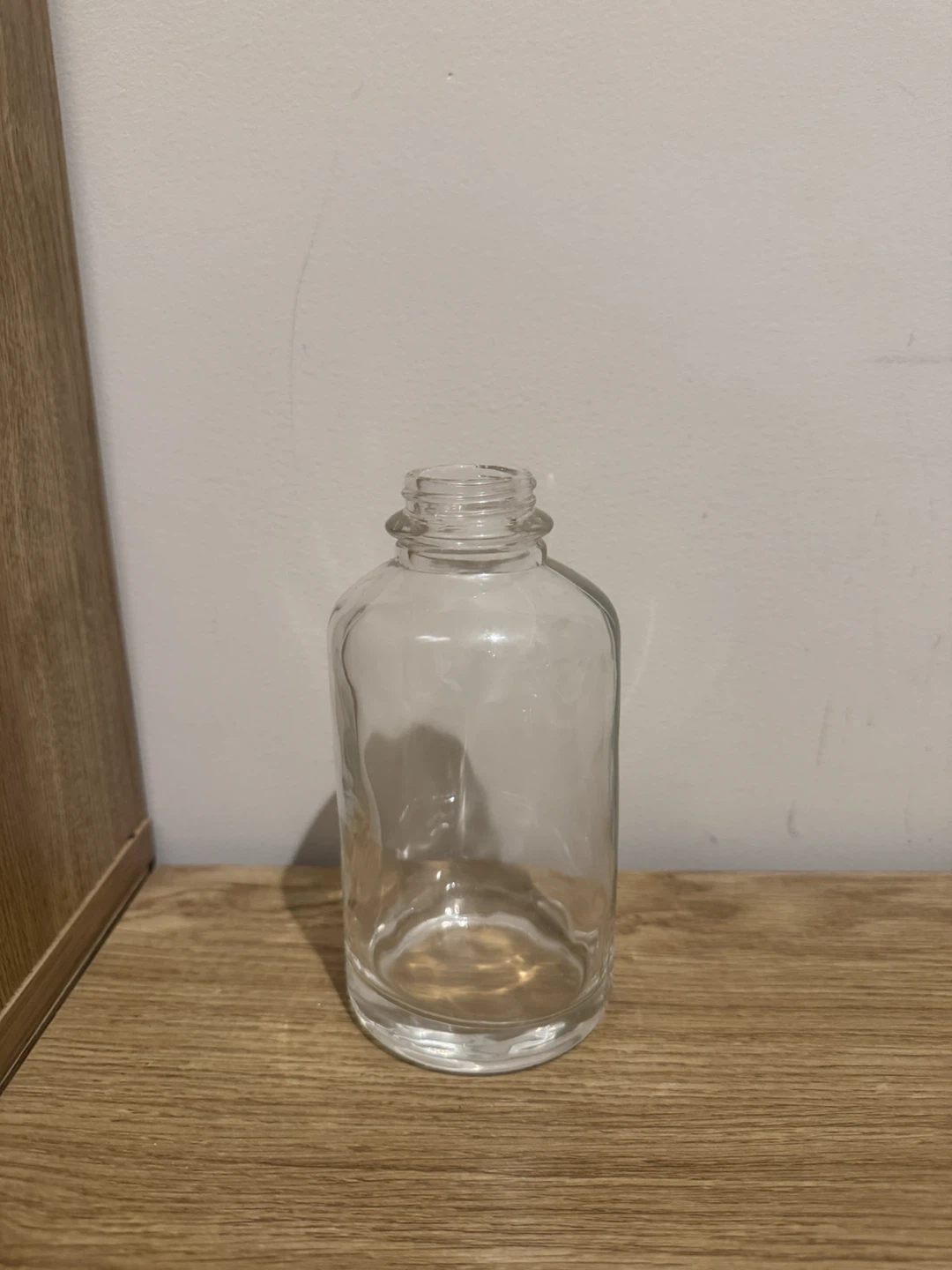 Clear Glass Bottle