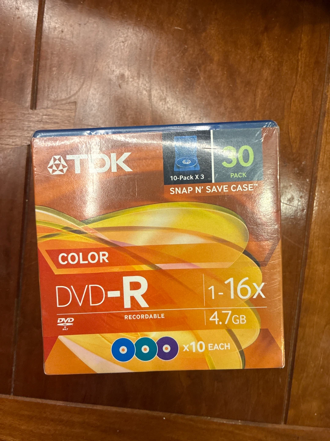 TDK Color DVD-R 30 Pack
