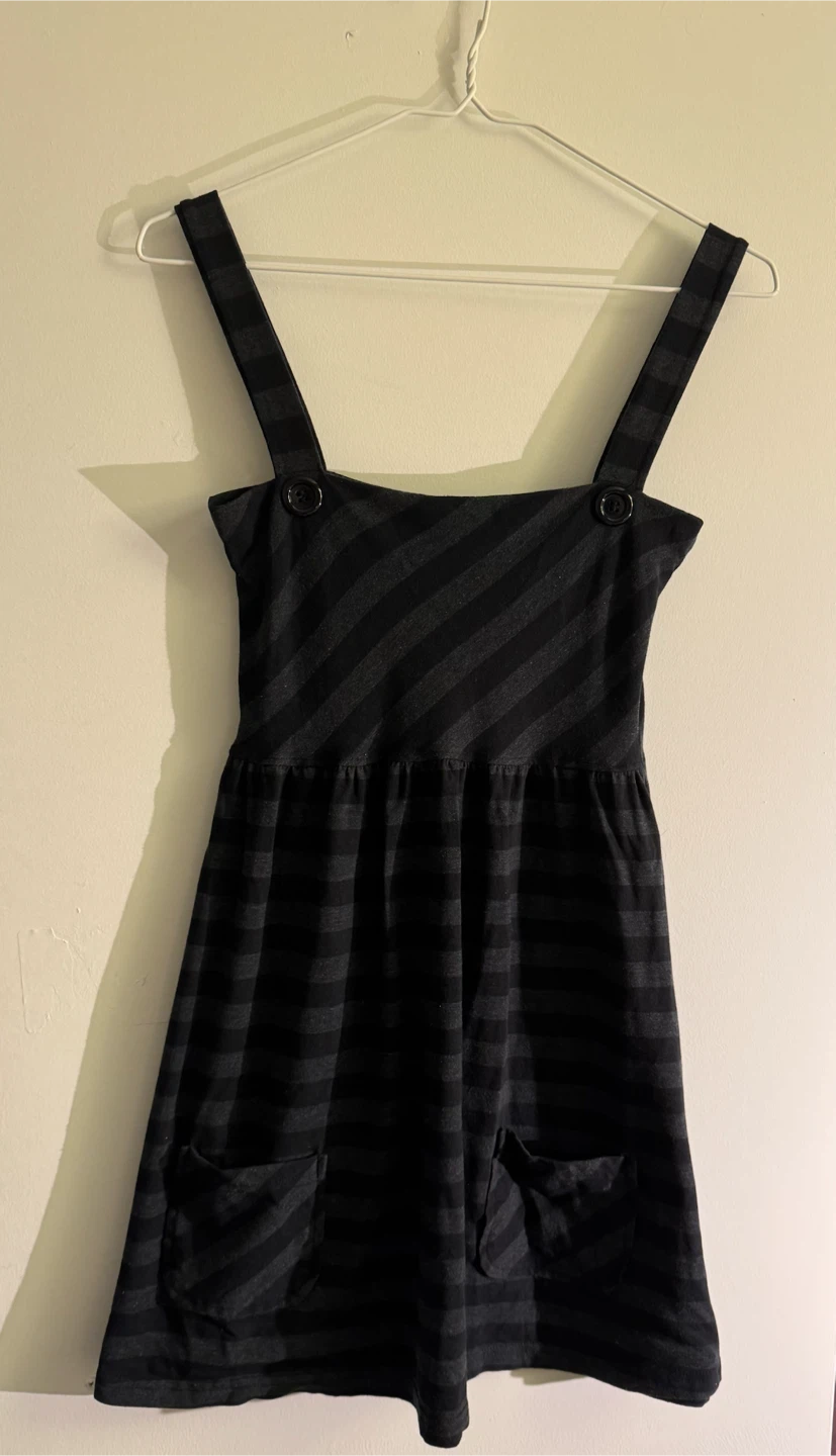 vintage striped A line dress
