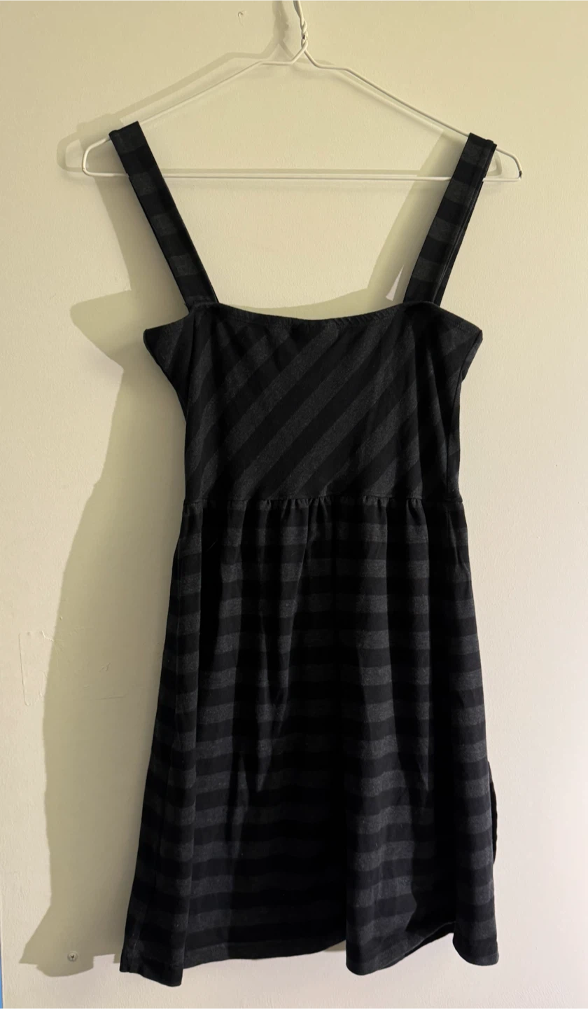 vintage striped A line dress - photo 2