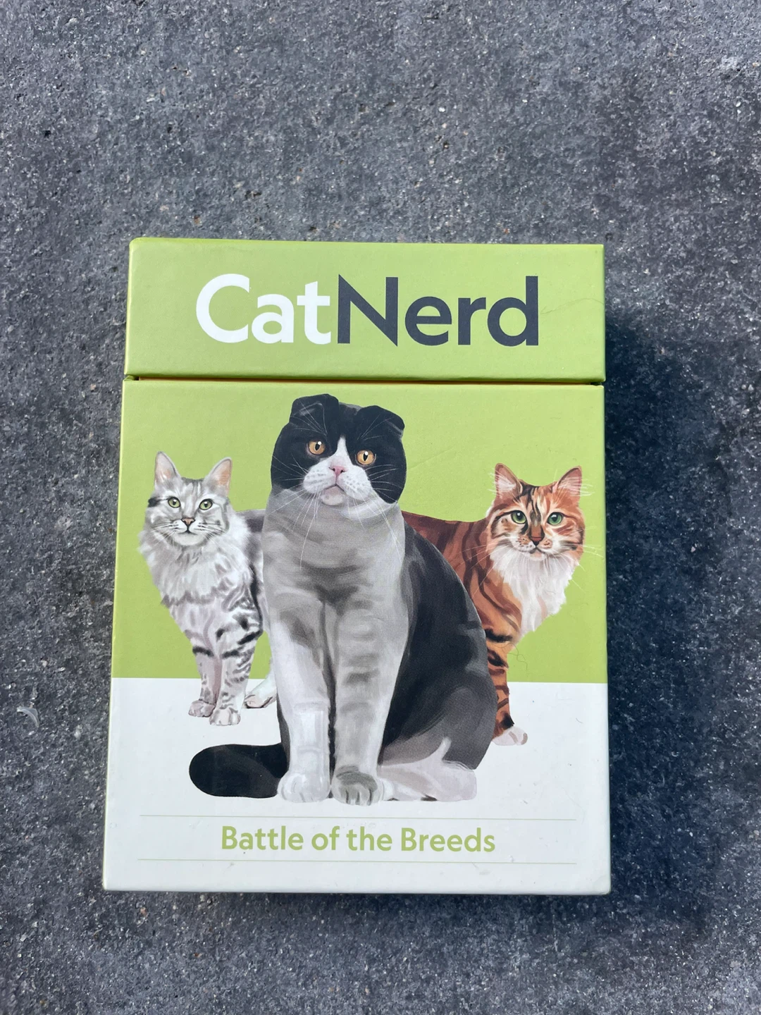 Cat Nerd Battle of the Breeds Card Game