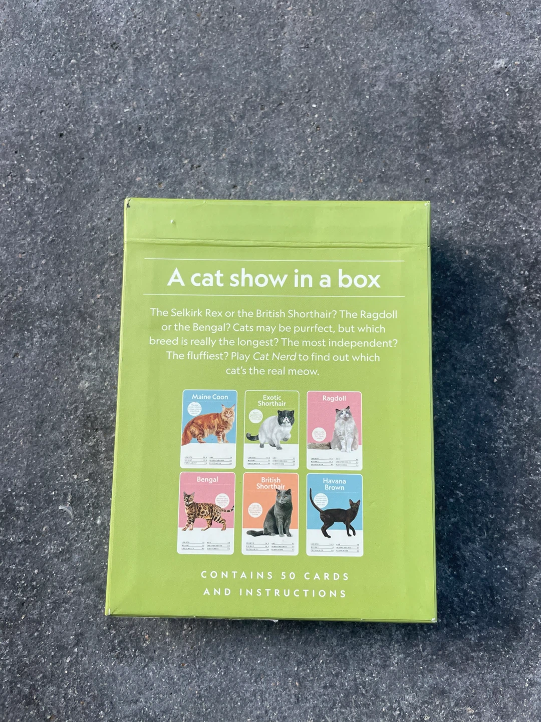 Cat Nerd Battle of the Breeds Card Game - photo 2