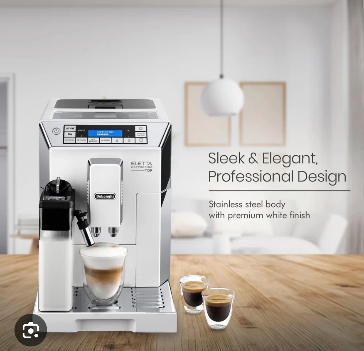 DeLonghi Eletta Cappuccino Top Coffee Machine