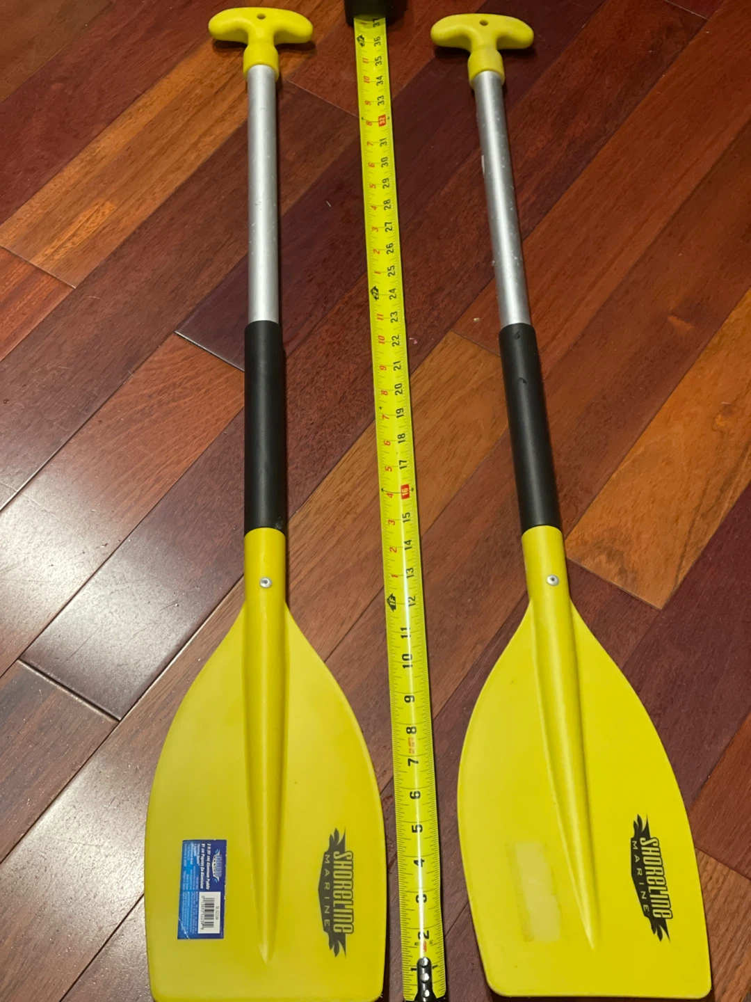 2 Yellow Shoreline Marine Paddles - photo 4