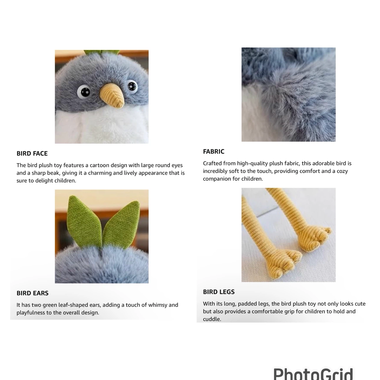 Brand new 13” Yellow Cute Bird Stuffed Animal Plush - photo 5