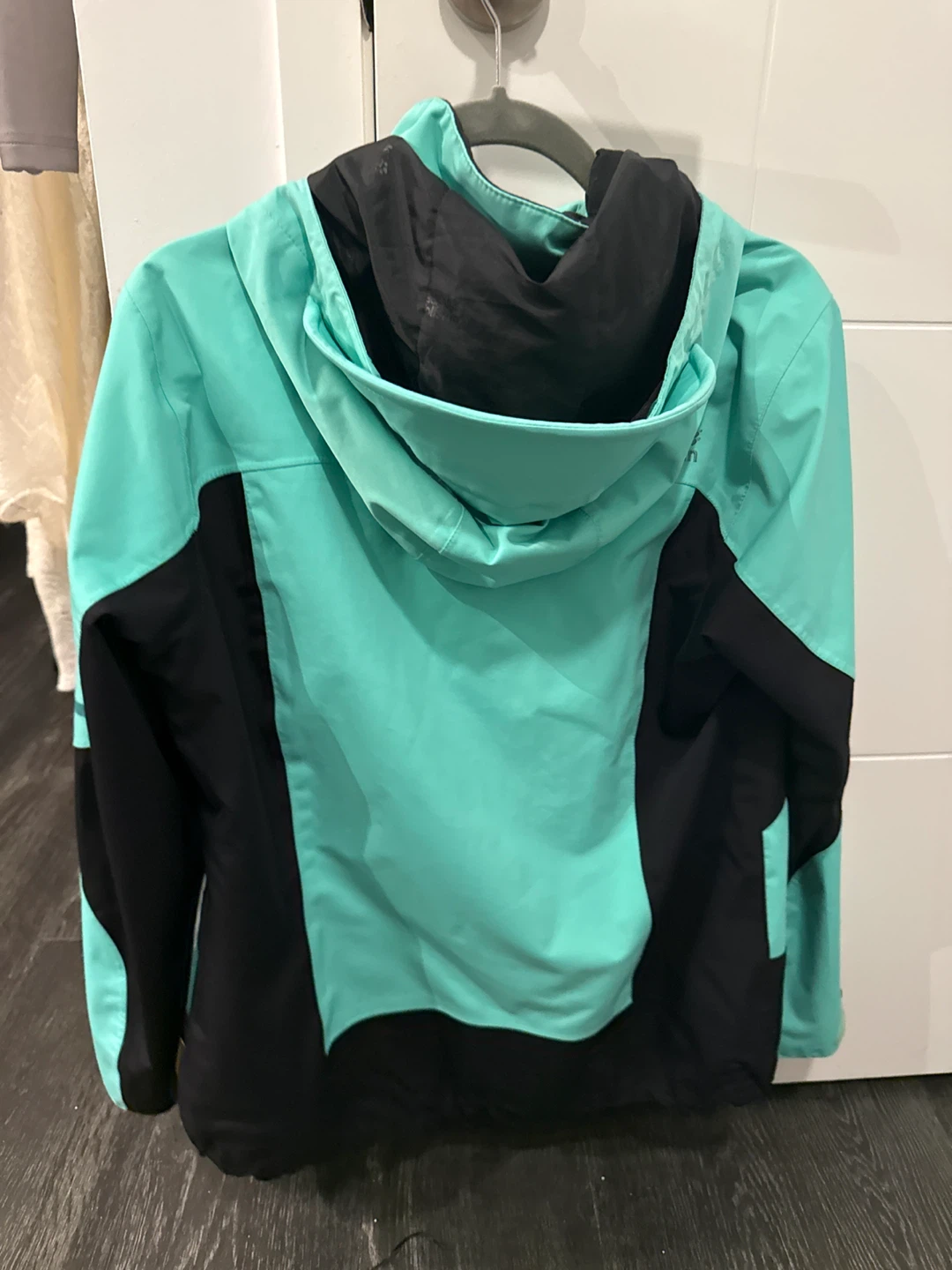 Jack Wolfskin Teal & Black Hooded Jacket - Women's M - photo 5