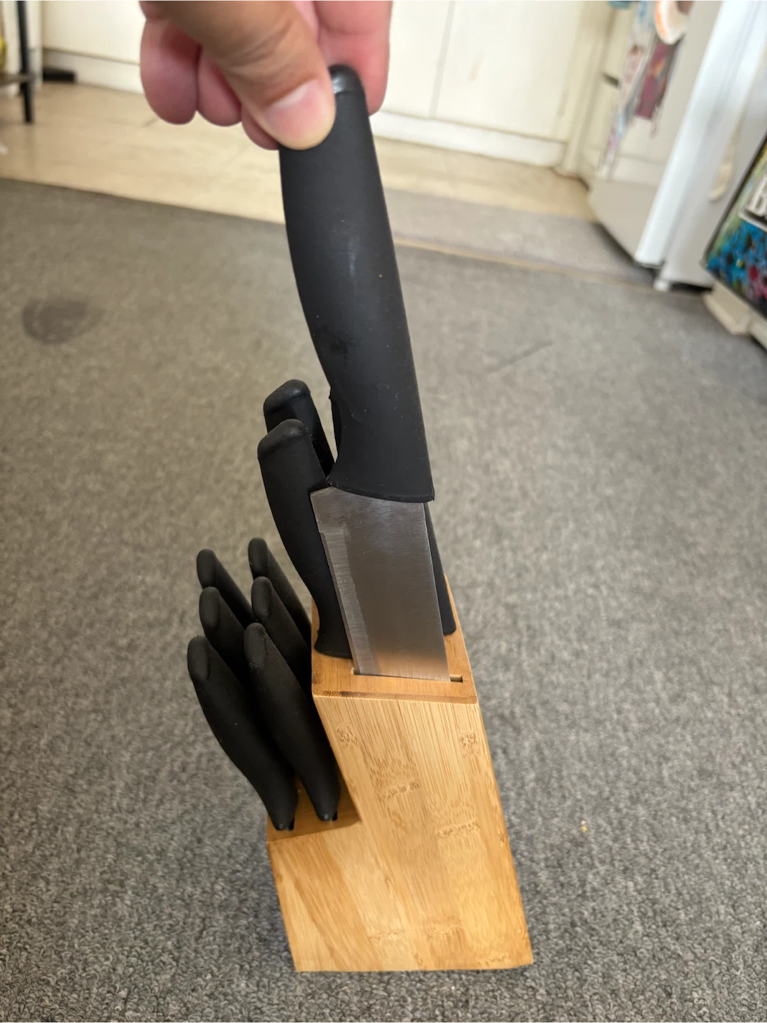 Knife Block Set with 7 Knives
