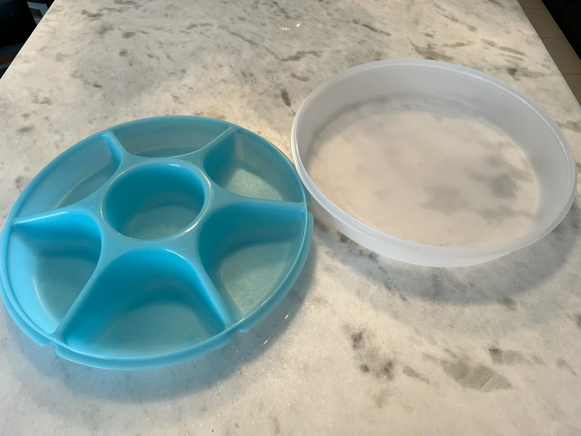 Tupperware Divided Server Tray