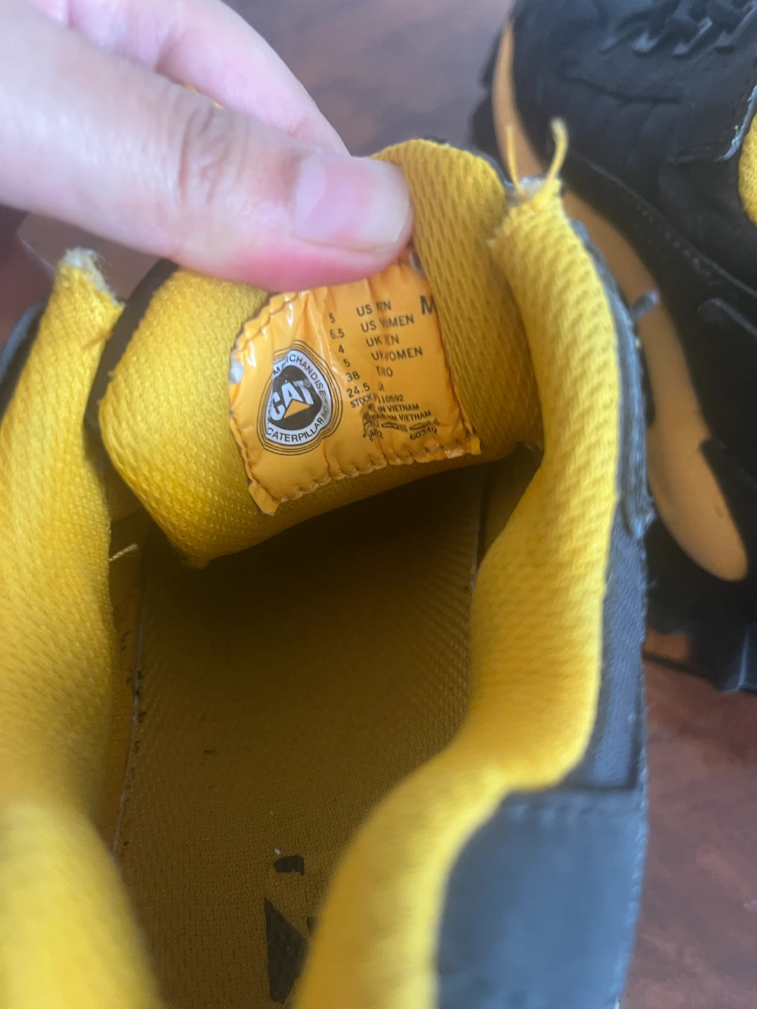 CAT Work Shoes - Black/Yellow - photo 5