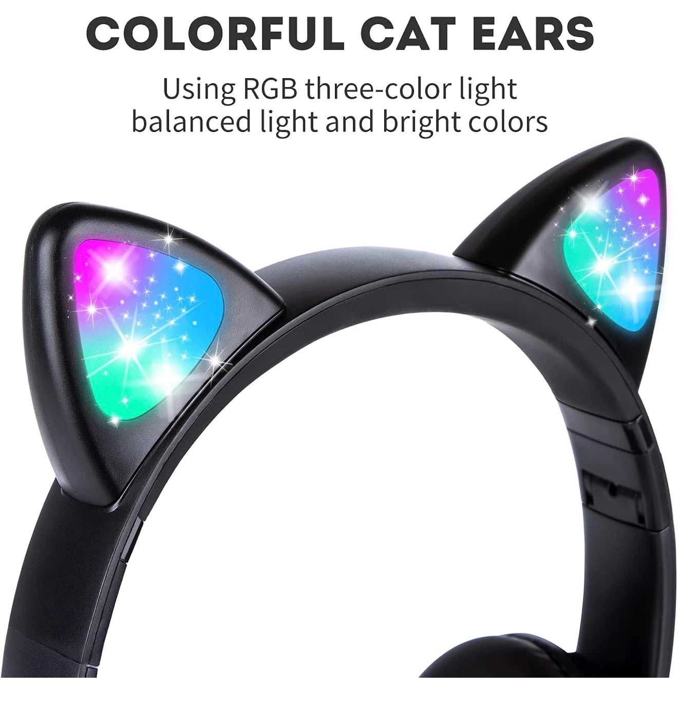 Cat Ear Headphones with Bluetooth 5.0 - photo 3