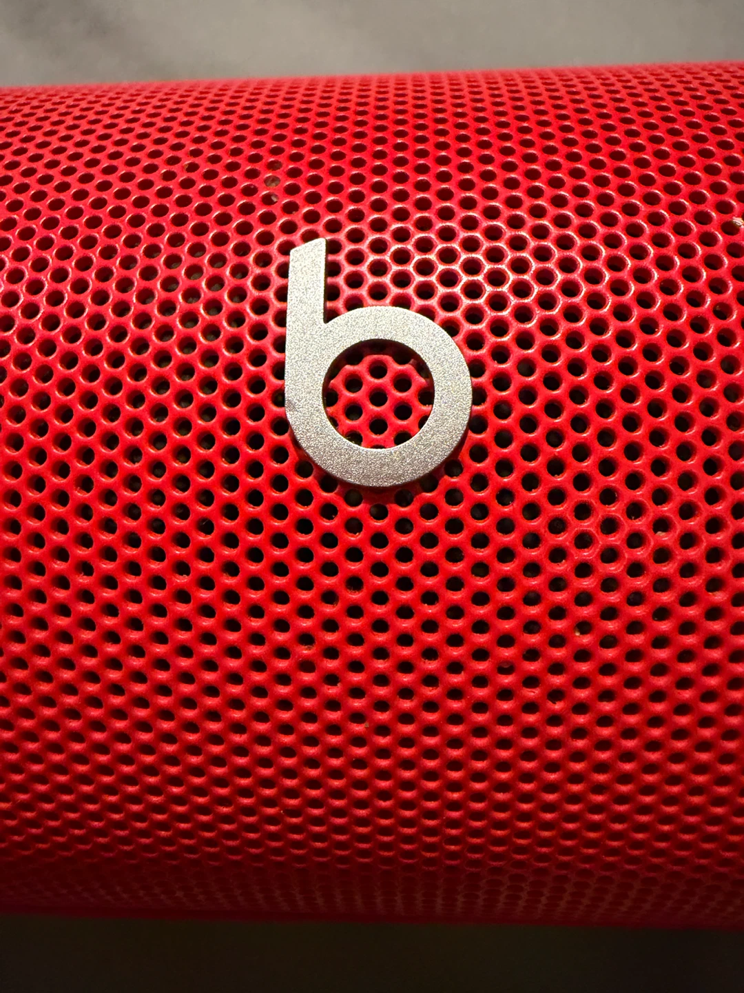 Bright Red Beats Pill Bluetooth Speaker