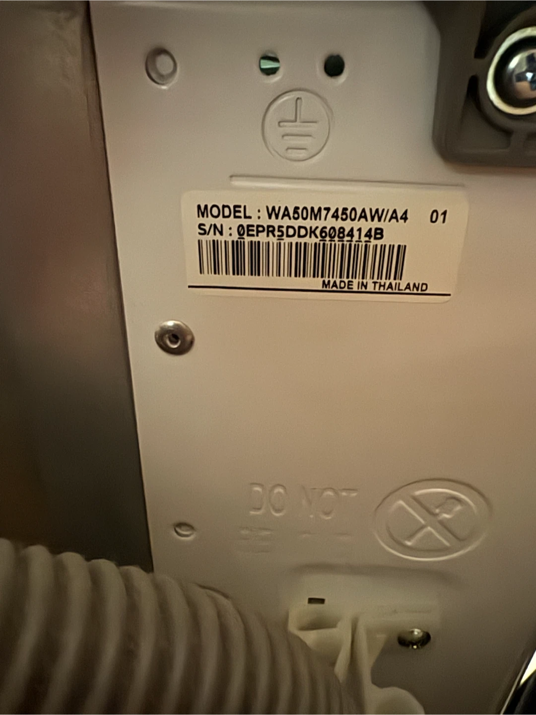 Samsung Top Load Washing Machine WA50M7450AW - photo 4