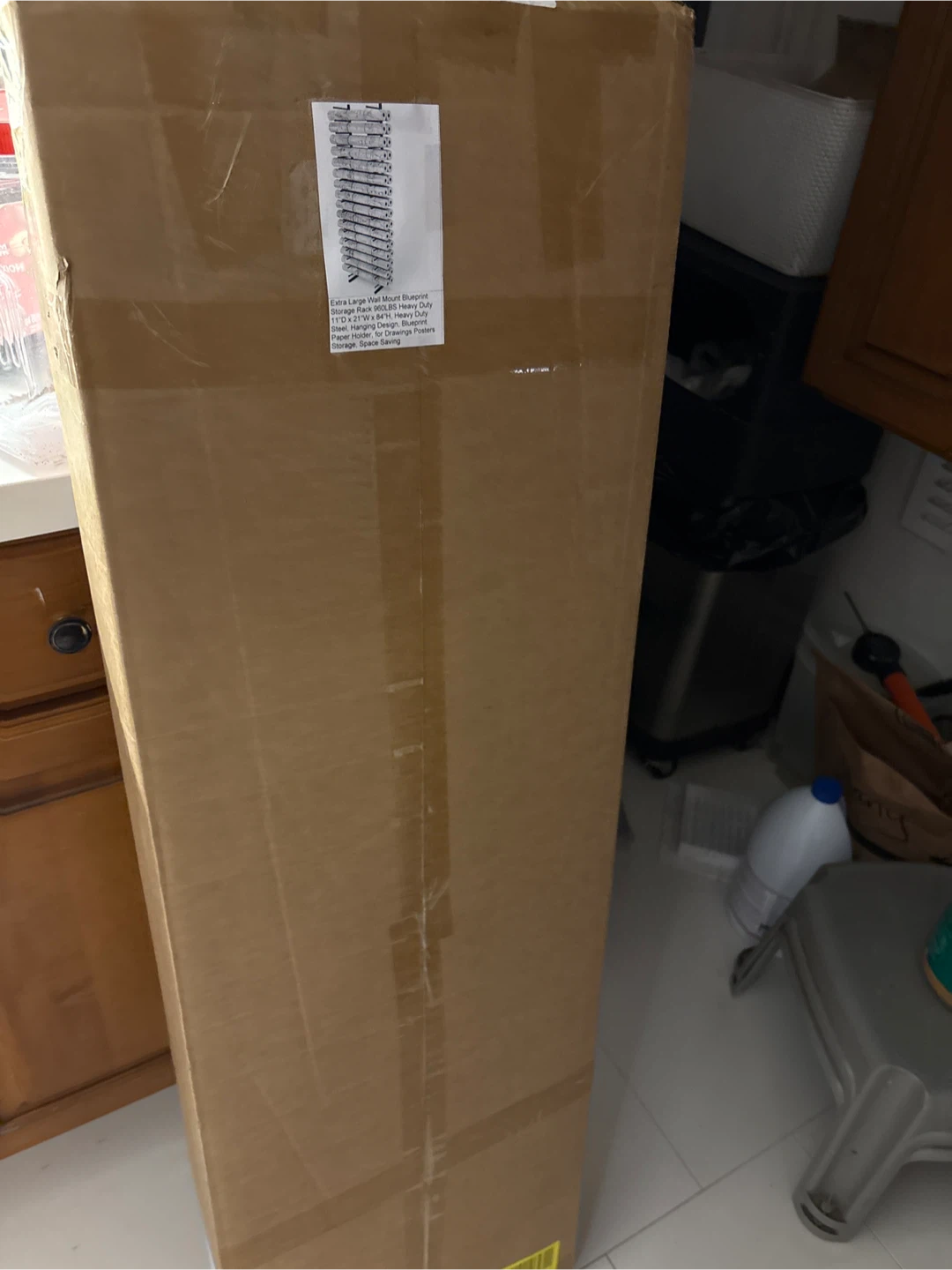 Extra Large Wall Mount Blueprint Storage Rack - photo 2
