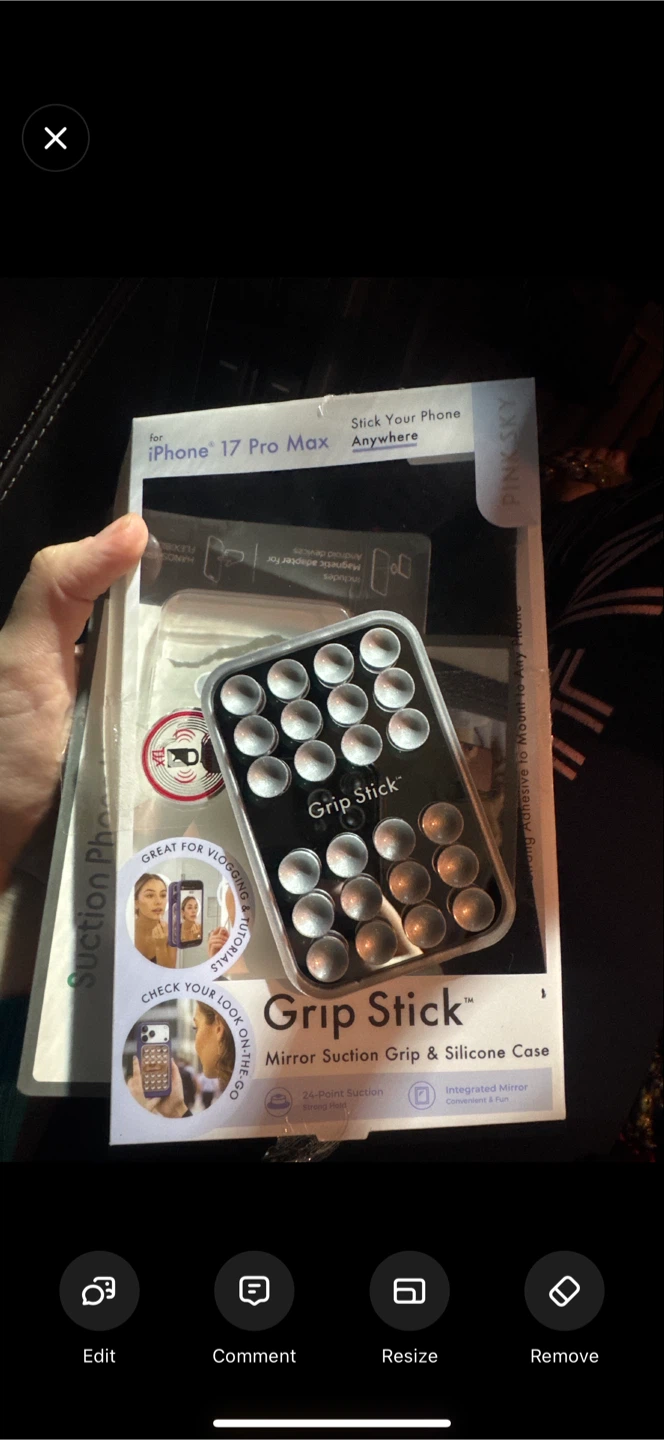 iPhone 17 Pro Max Case with Grip suction - photo 2