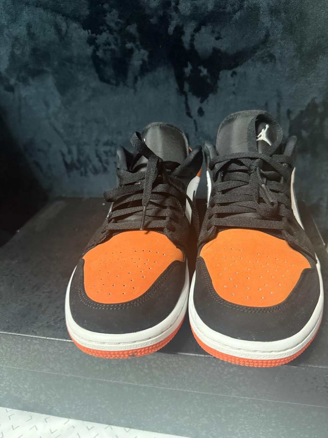 Air Jordan 1 Low SE 'Orange Black' Sneakers - photo 2