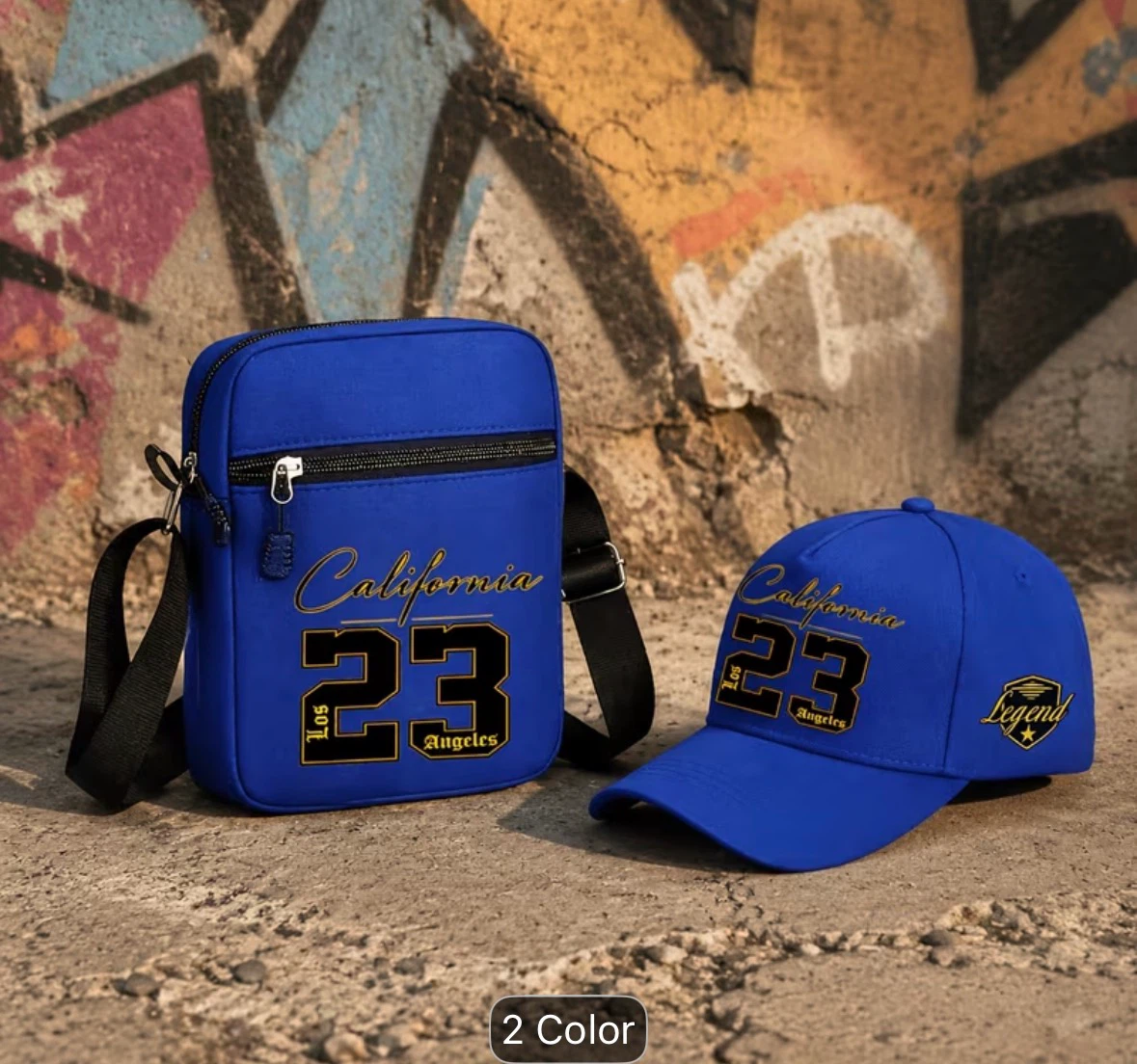 California 23 Set - Crossbody Bag & Baseball Cap - photo 2