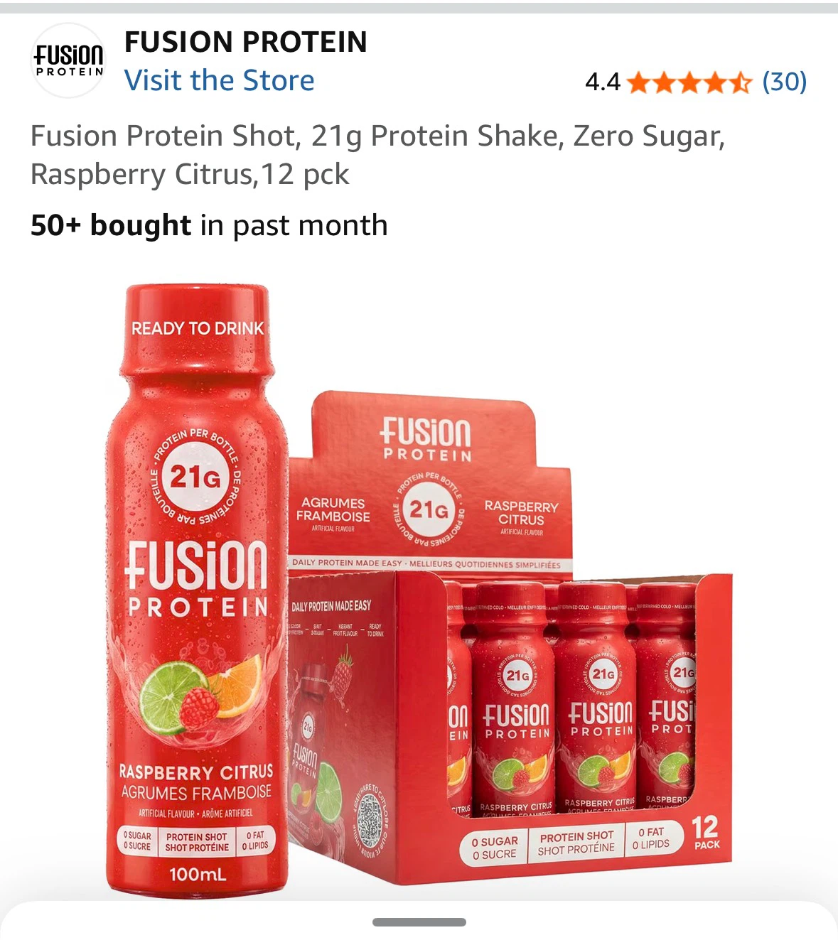 21 g protein shots