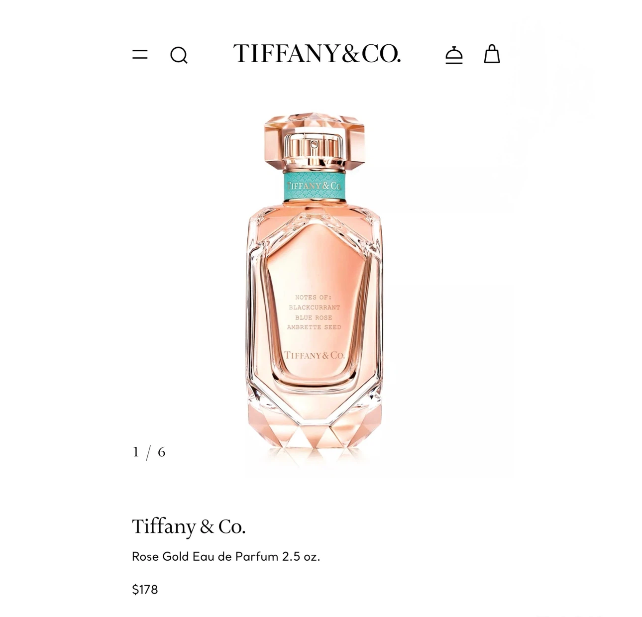 Tiffany & Co. Rose Gold Eau de Parfum for Women - photo 5