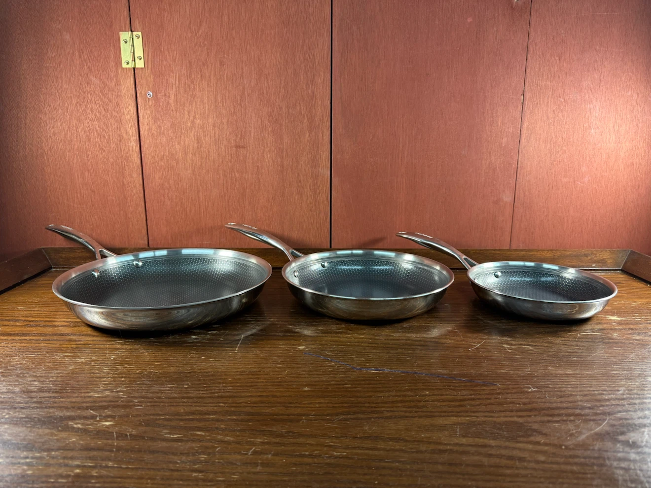 Henckels Paradigm Stainless Steel Skillet Set 3-piece