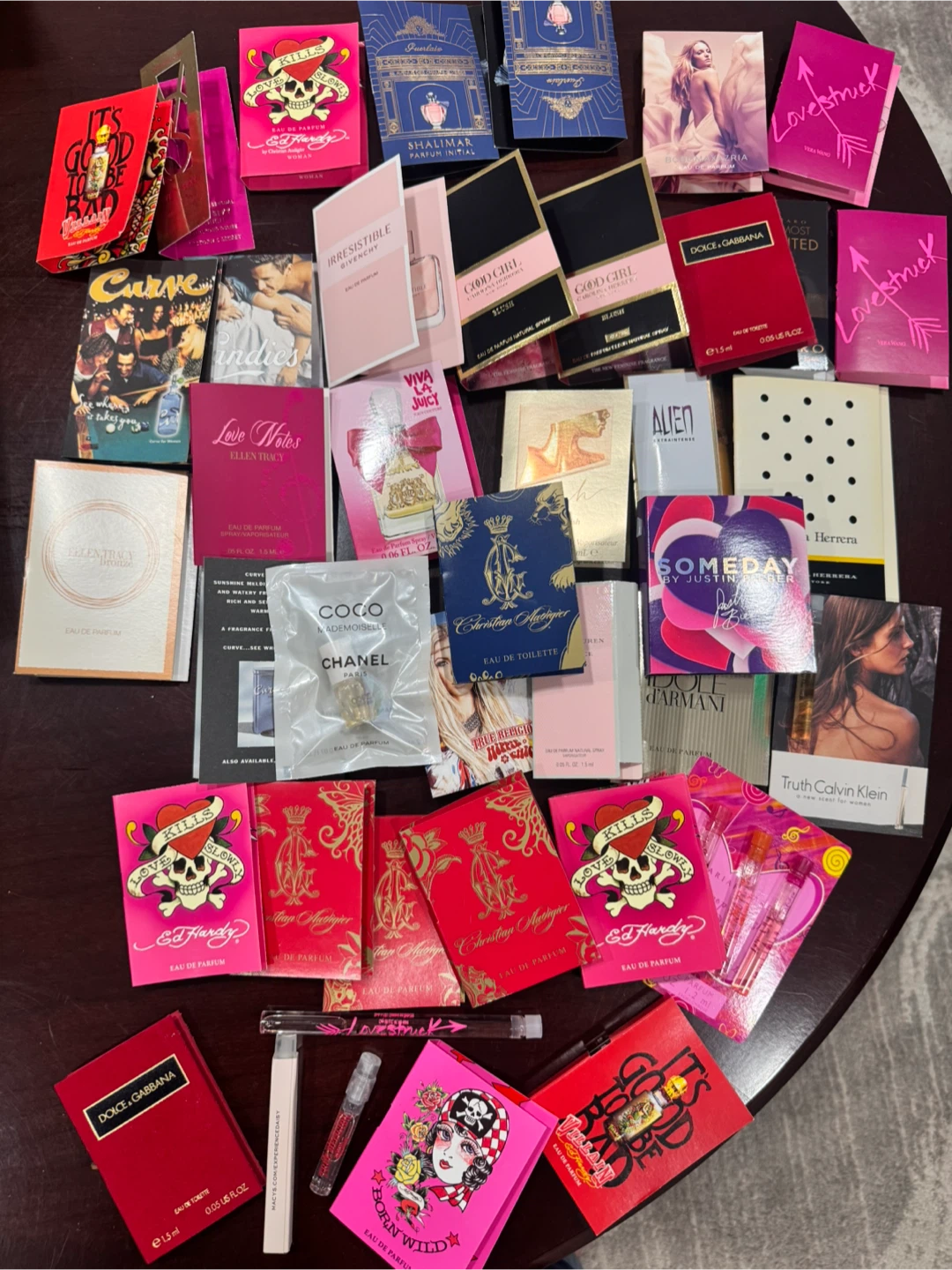 Assorted Designer Perfume Samplers Lot