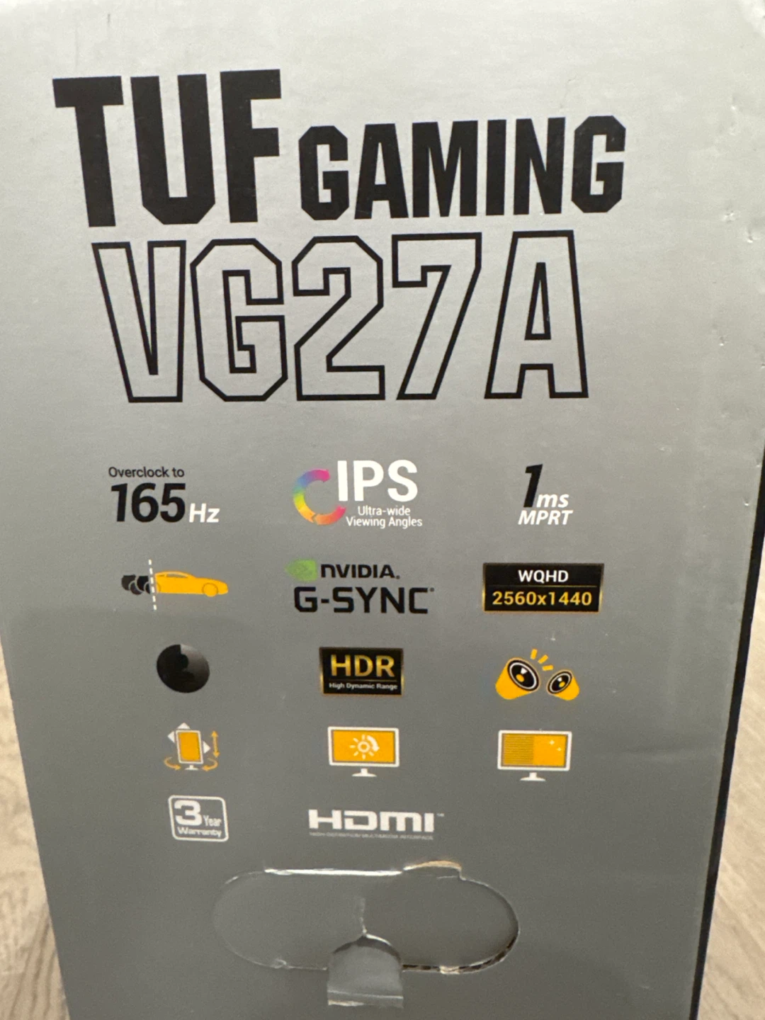 27 inch high refresh rate Monitor (1440p, Asus) - photo 2