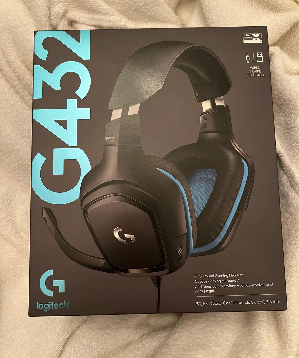 NEW Logitech G432 Gaming Headset - Black