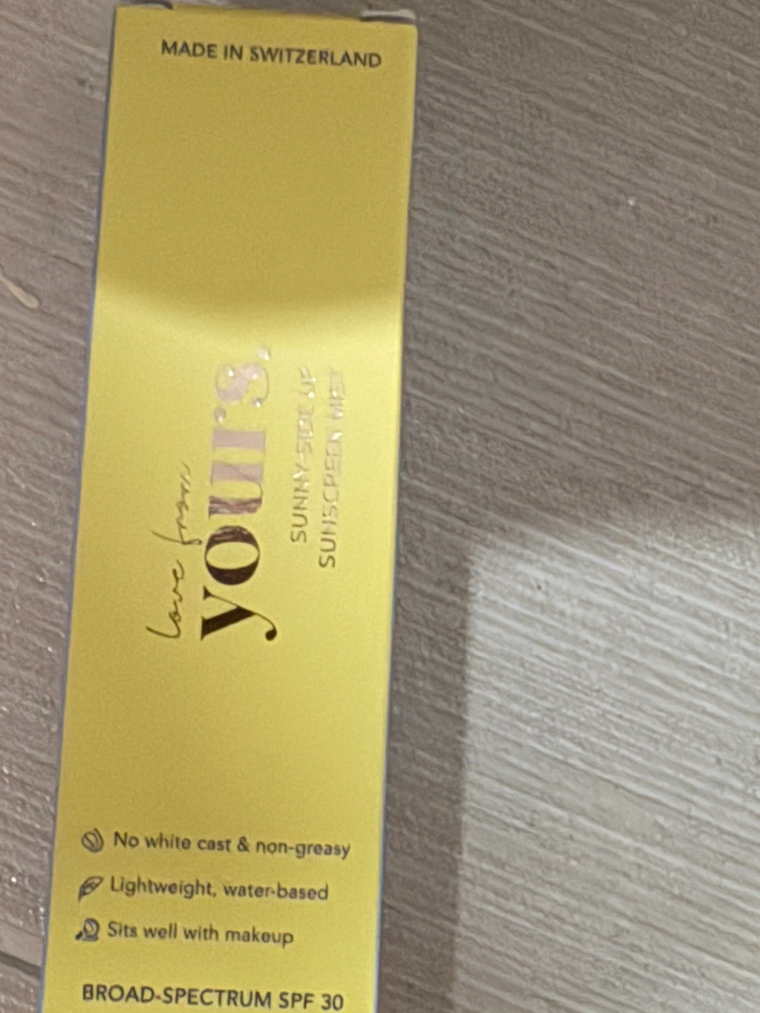 Yours Sunny Side Up Sunscreen Mist SPF 30