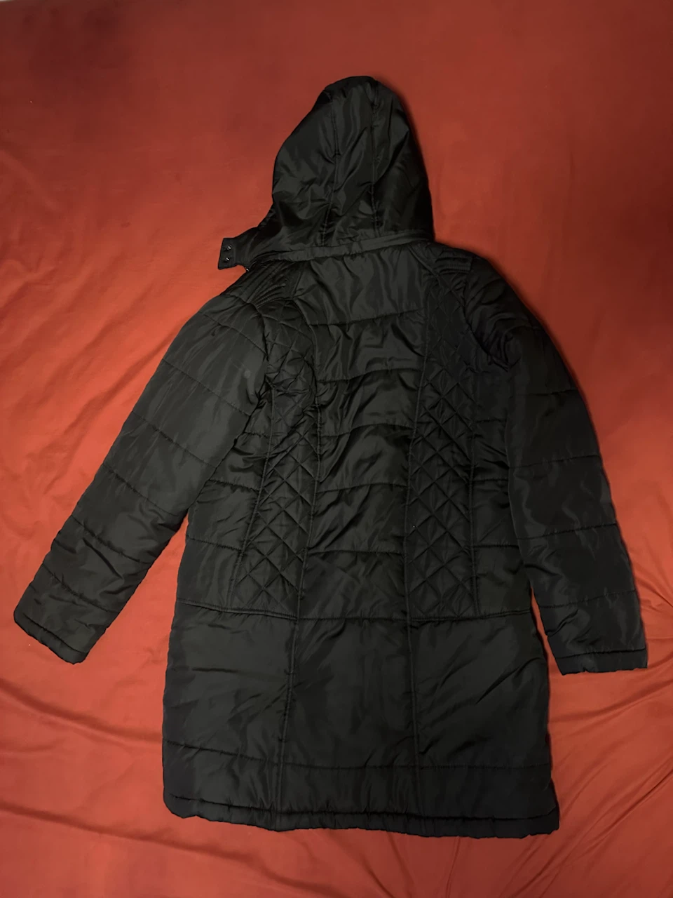 KC Collections Black Puffer Coat - Size L - photo 3