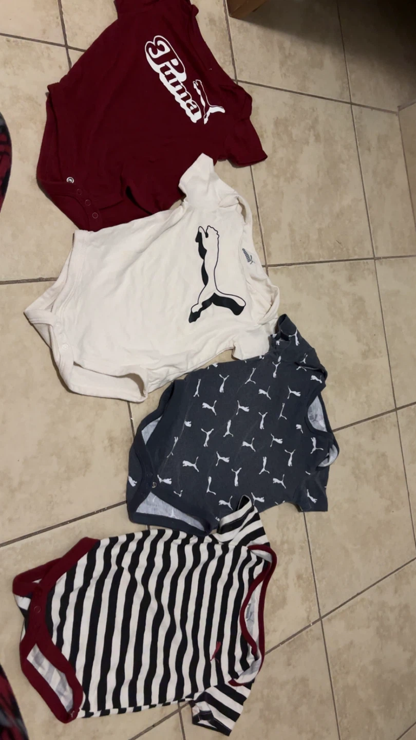 Puma Baby Bodysuits - Set of 4