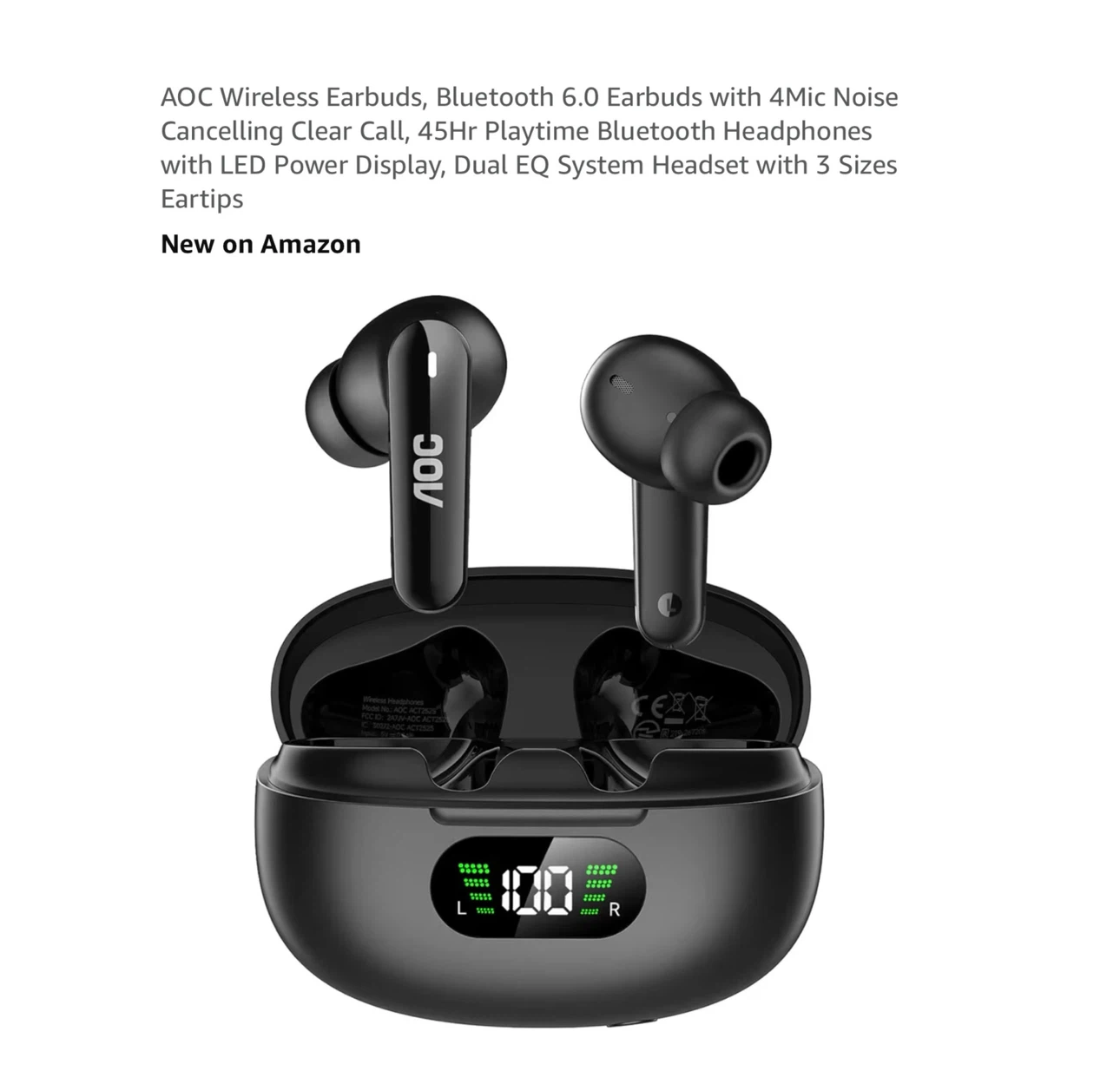 Brand new Wireless Earbuds, Bluetooth 6.0 Earbuds