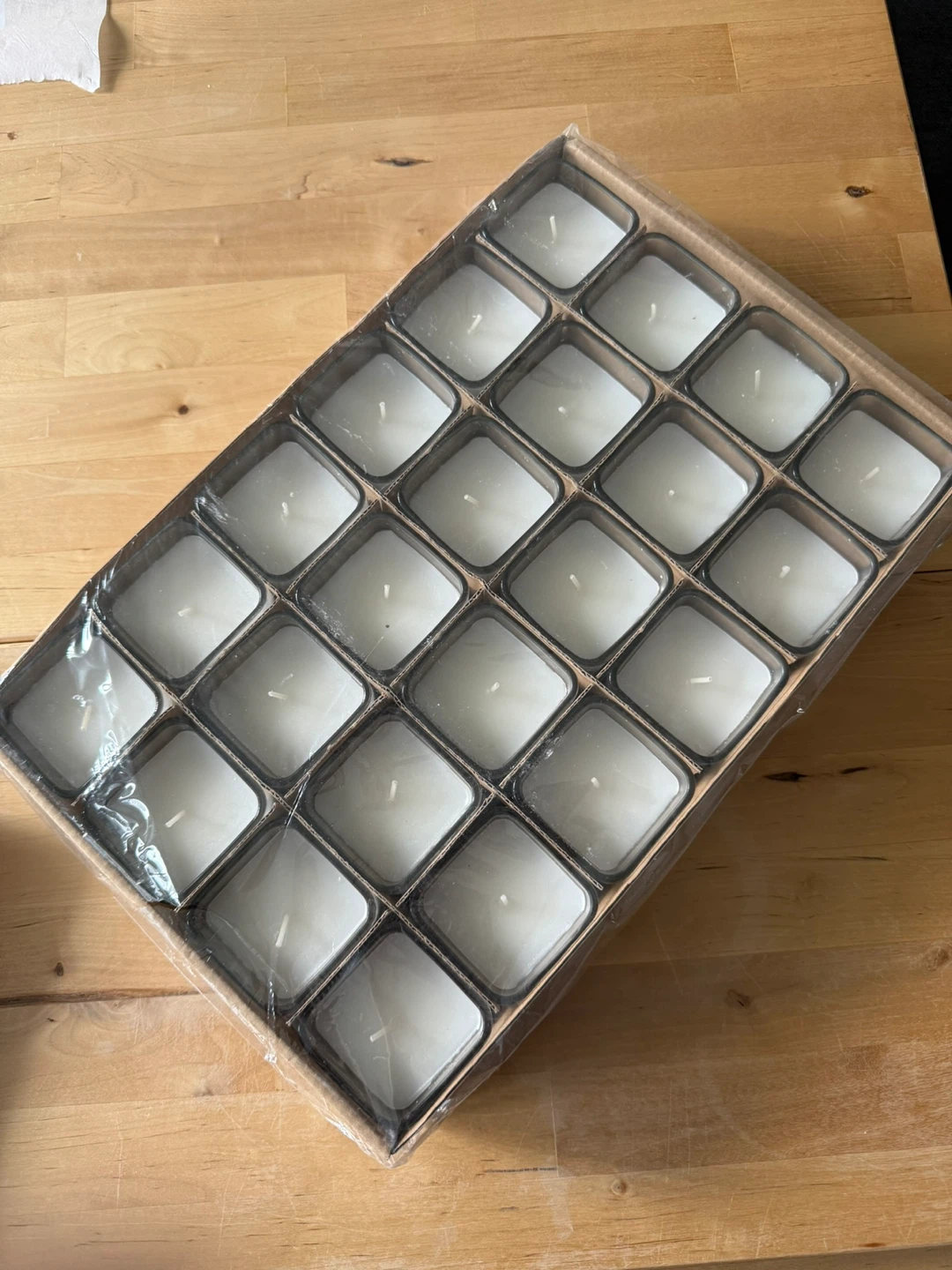 25 White Votive Candles