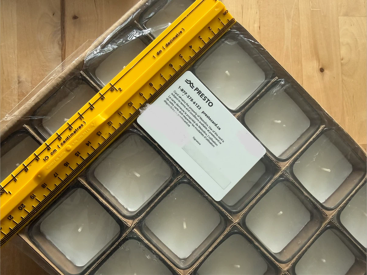 25 White Votive Candles - photo 3