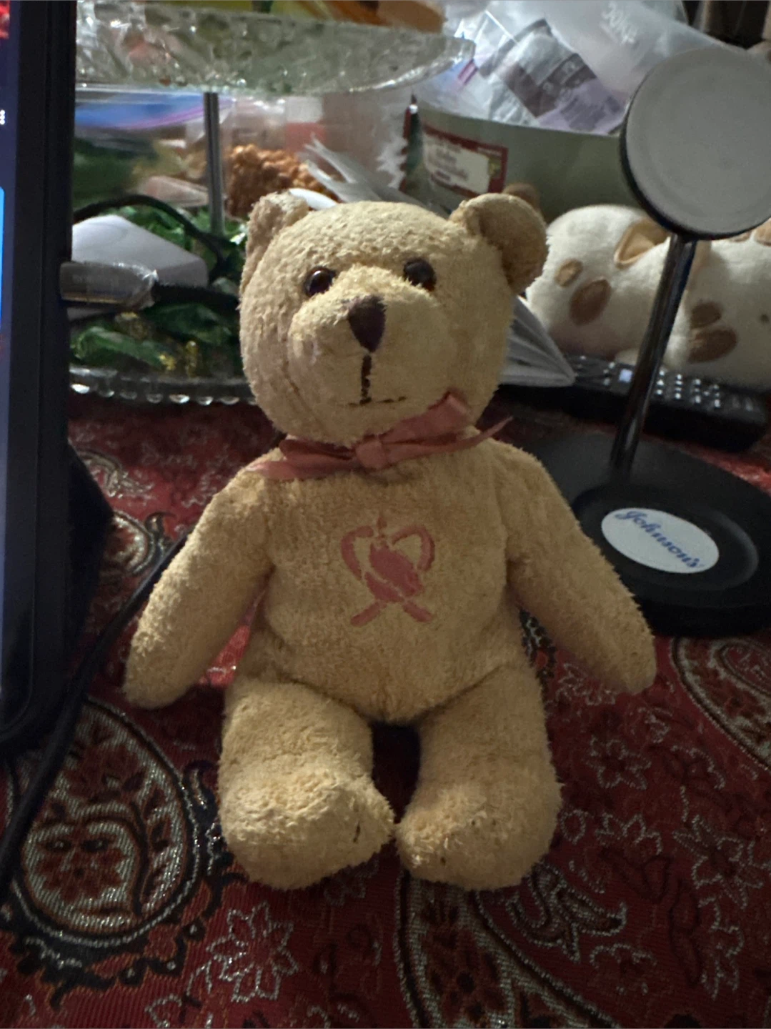 Avon Canada Flame Teddy Bear 2001 Breast Cancer