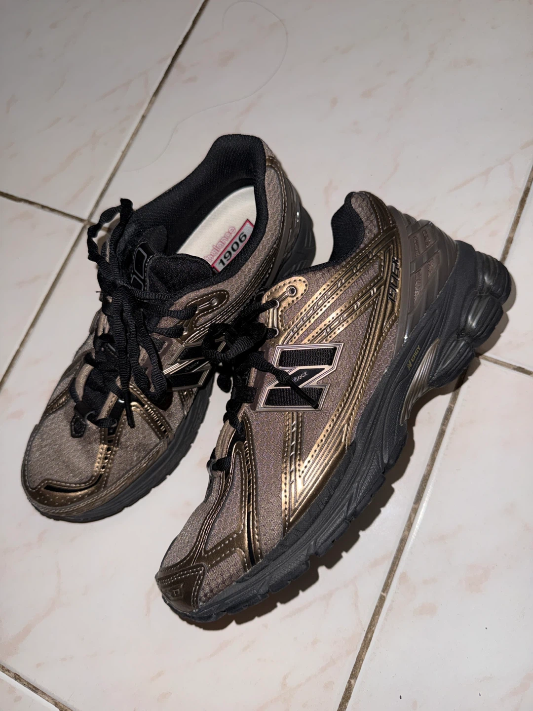 New Balance 1906R Running Shoes - Bronze/Black - US 8 - photo 2