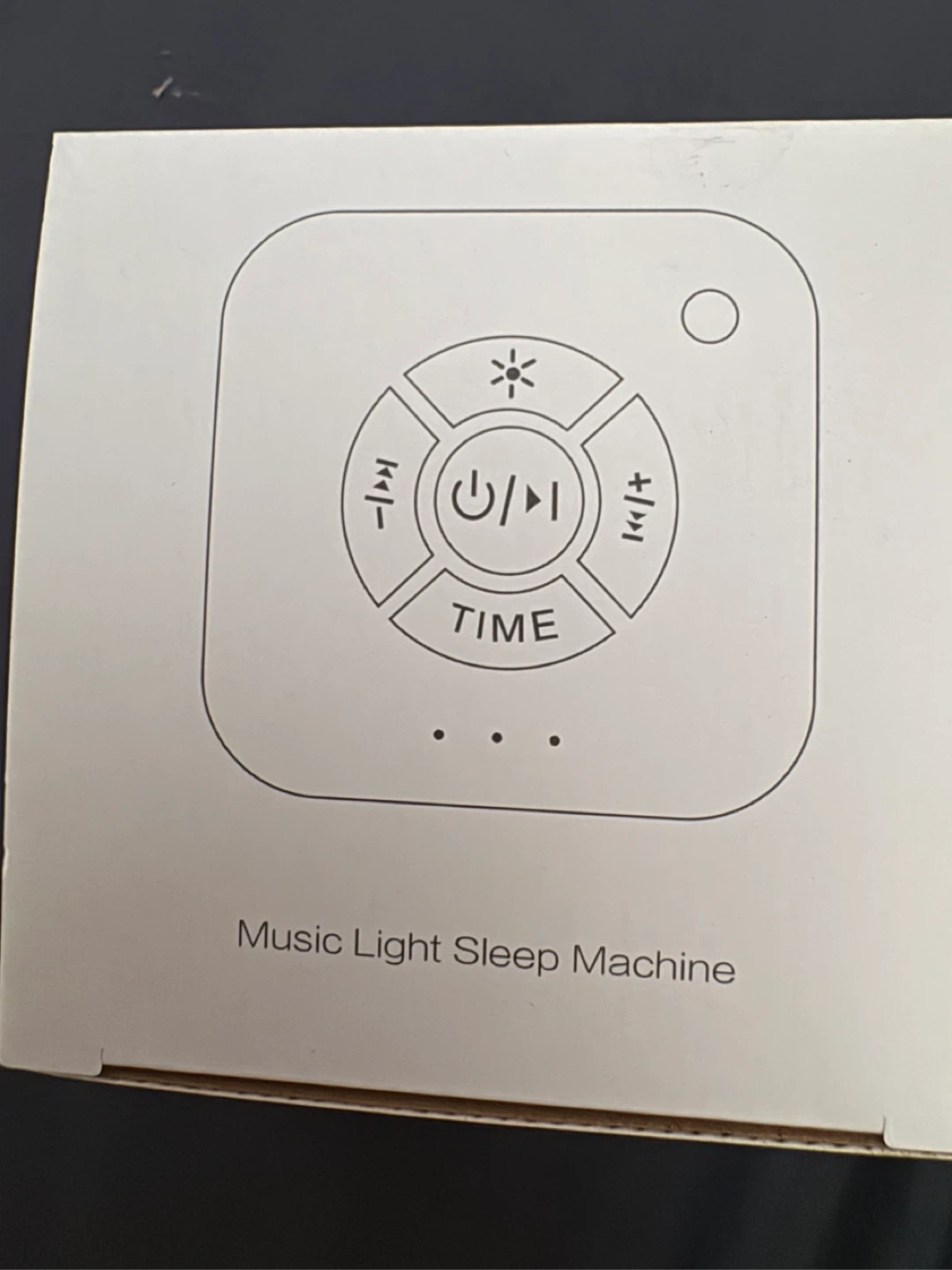 Music Light Sleep Machine White