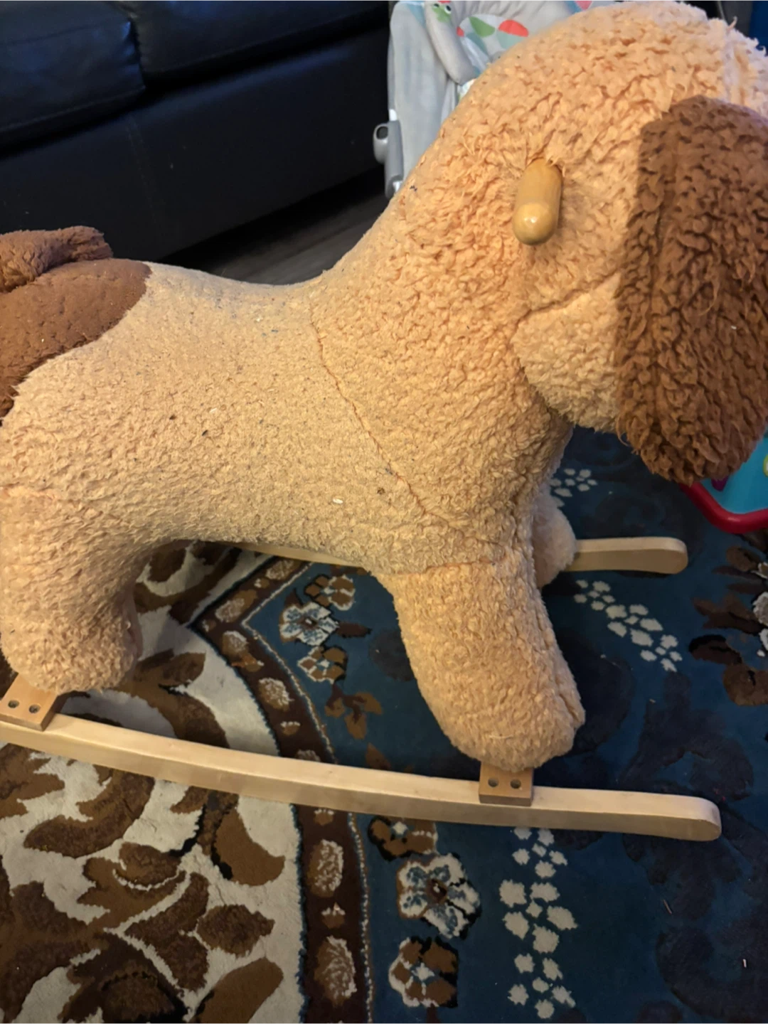 Plush Dog Rocking Horse