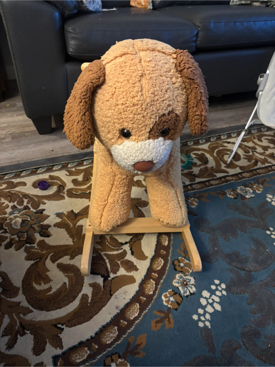 Plush Dog Rocking Horse - photo 3