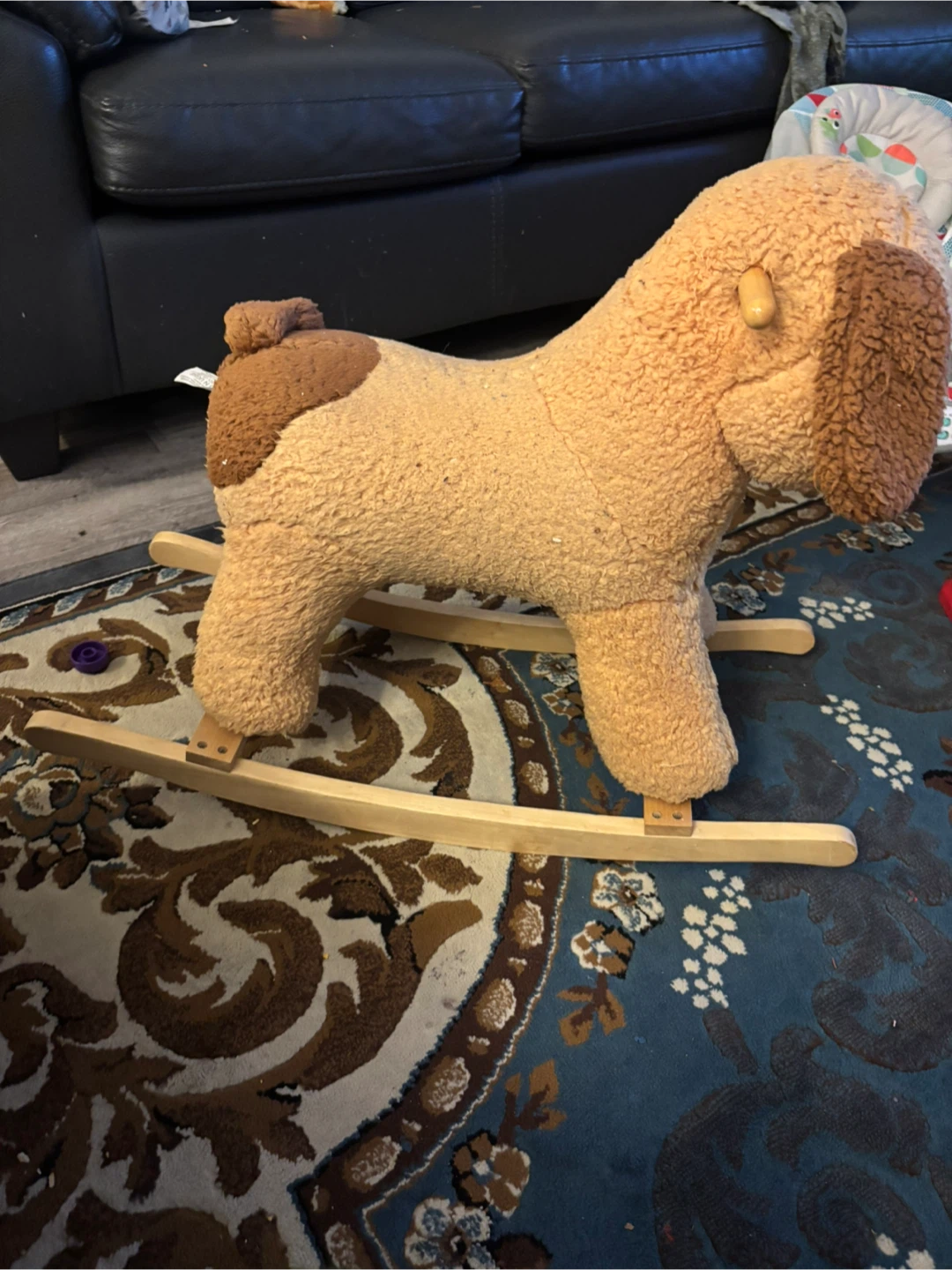 Plush Dog Rocking Horse - photo 4