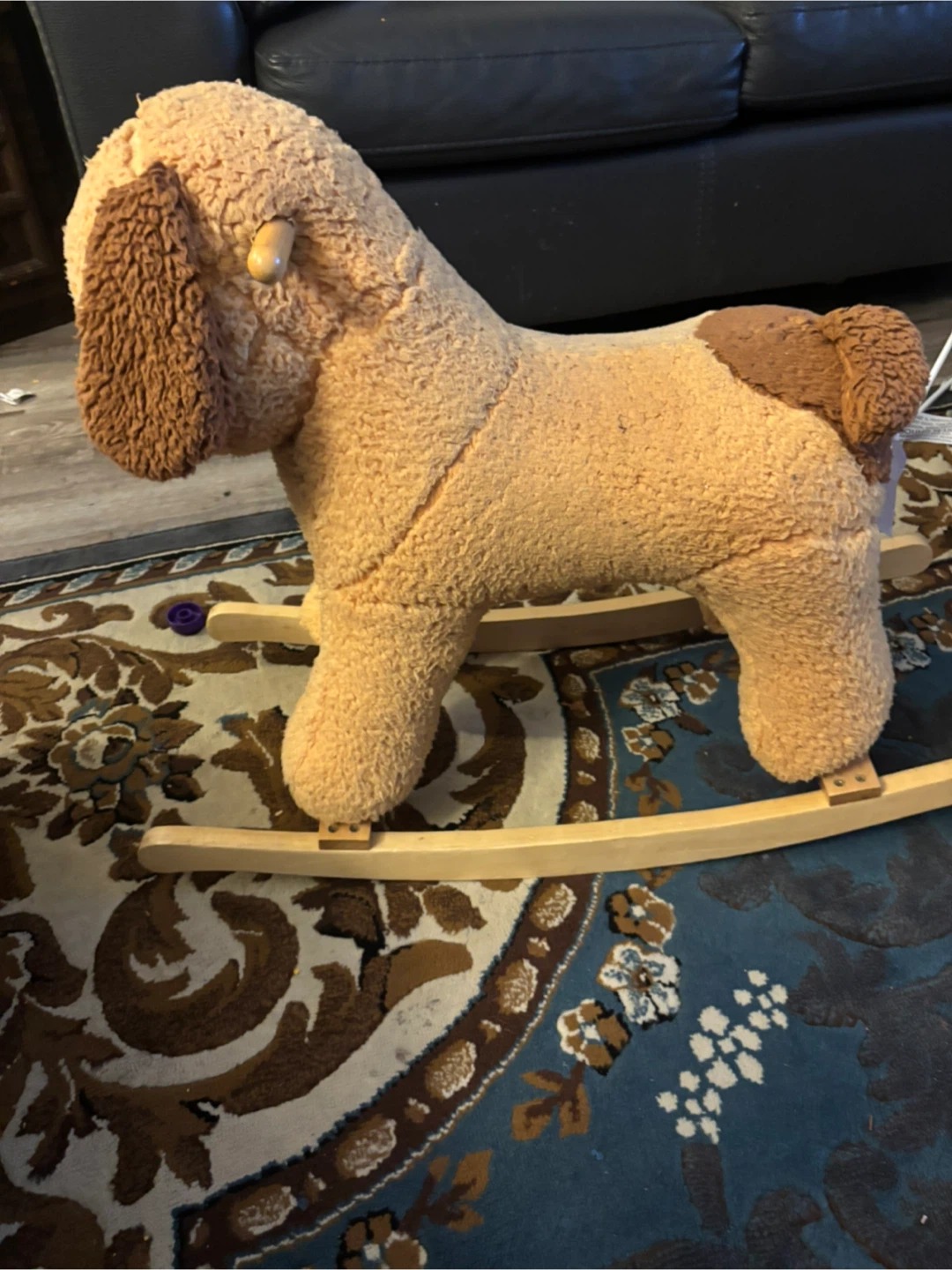 Plush Dog Rocking Horse - photo 5