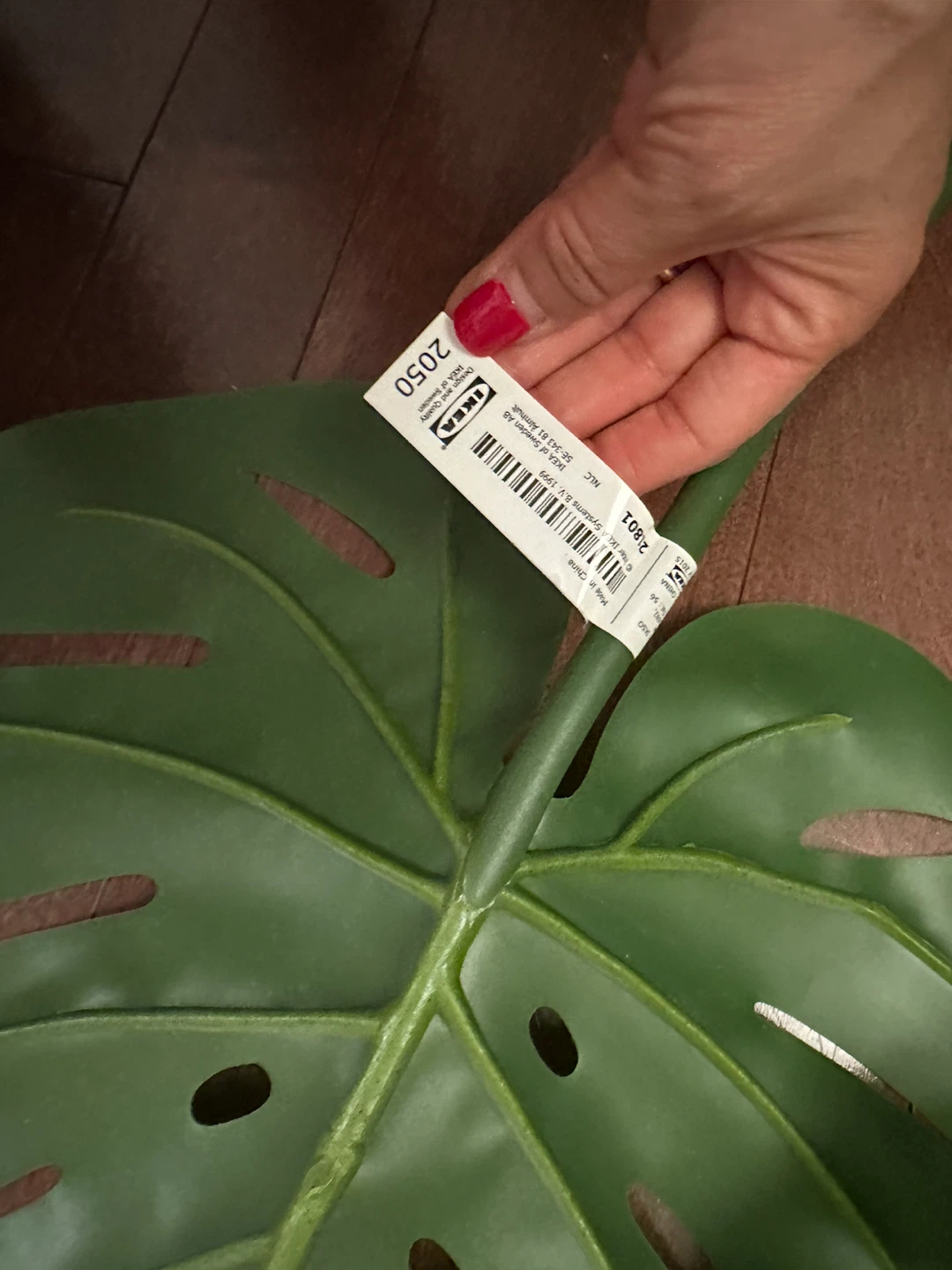 IKEA FEJKA Artificial Plant Leaf, Monstera - photo 2