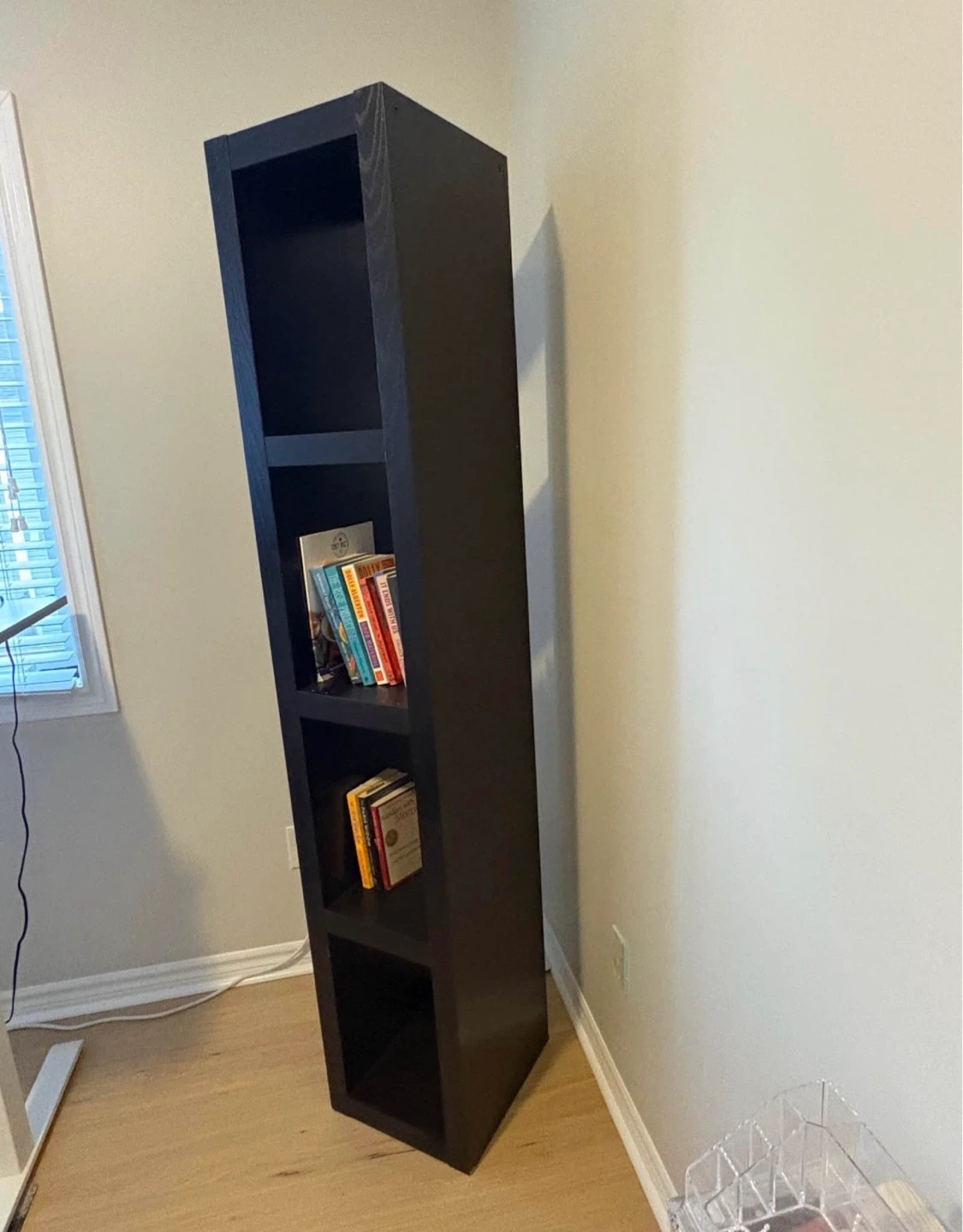 IKEA KALLAX 1x4 shelf bookcase - photo 2