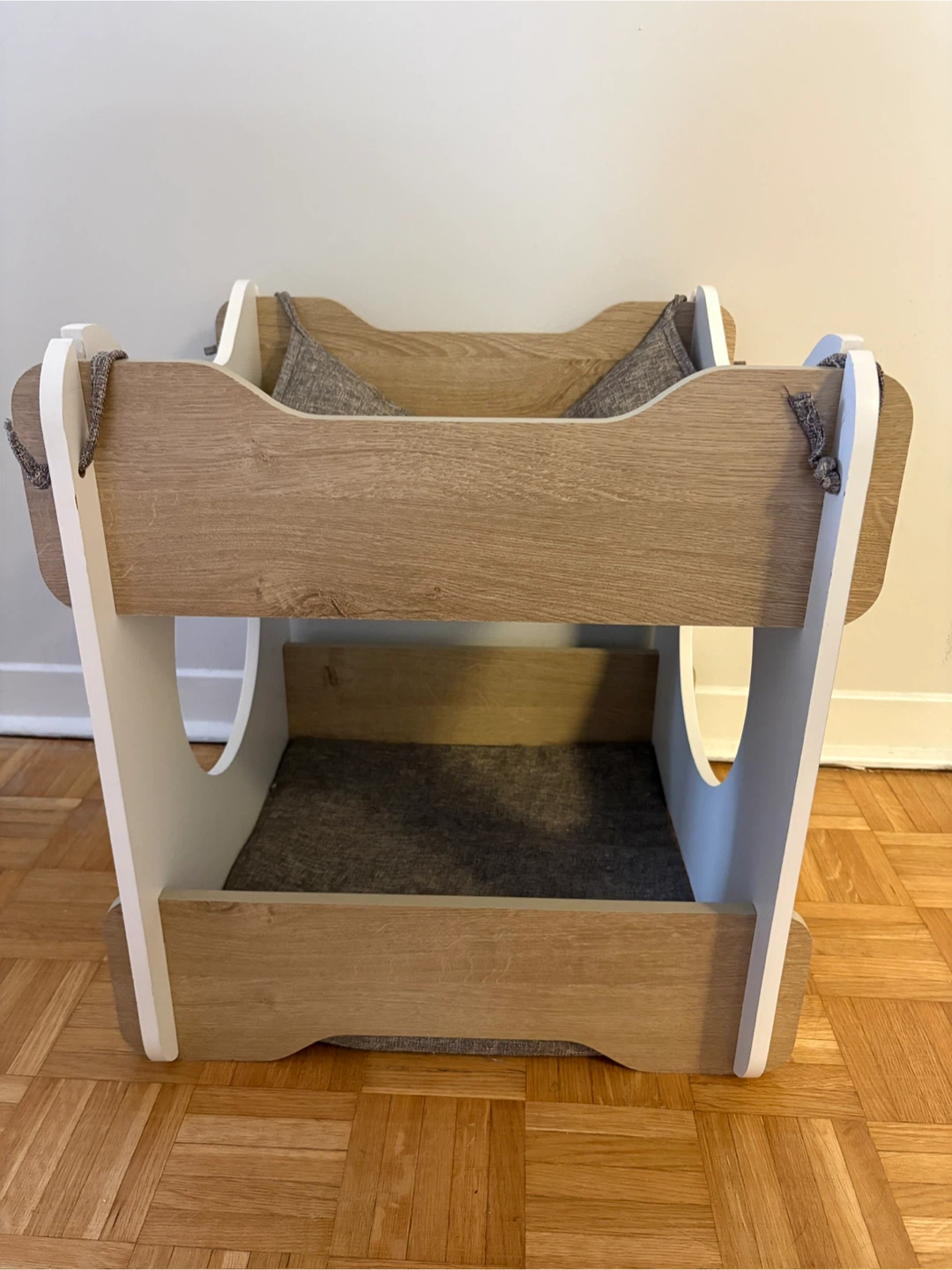 Modern Pet Cat Bed Condo with Two Levels - photo 2