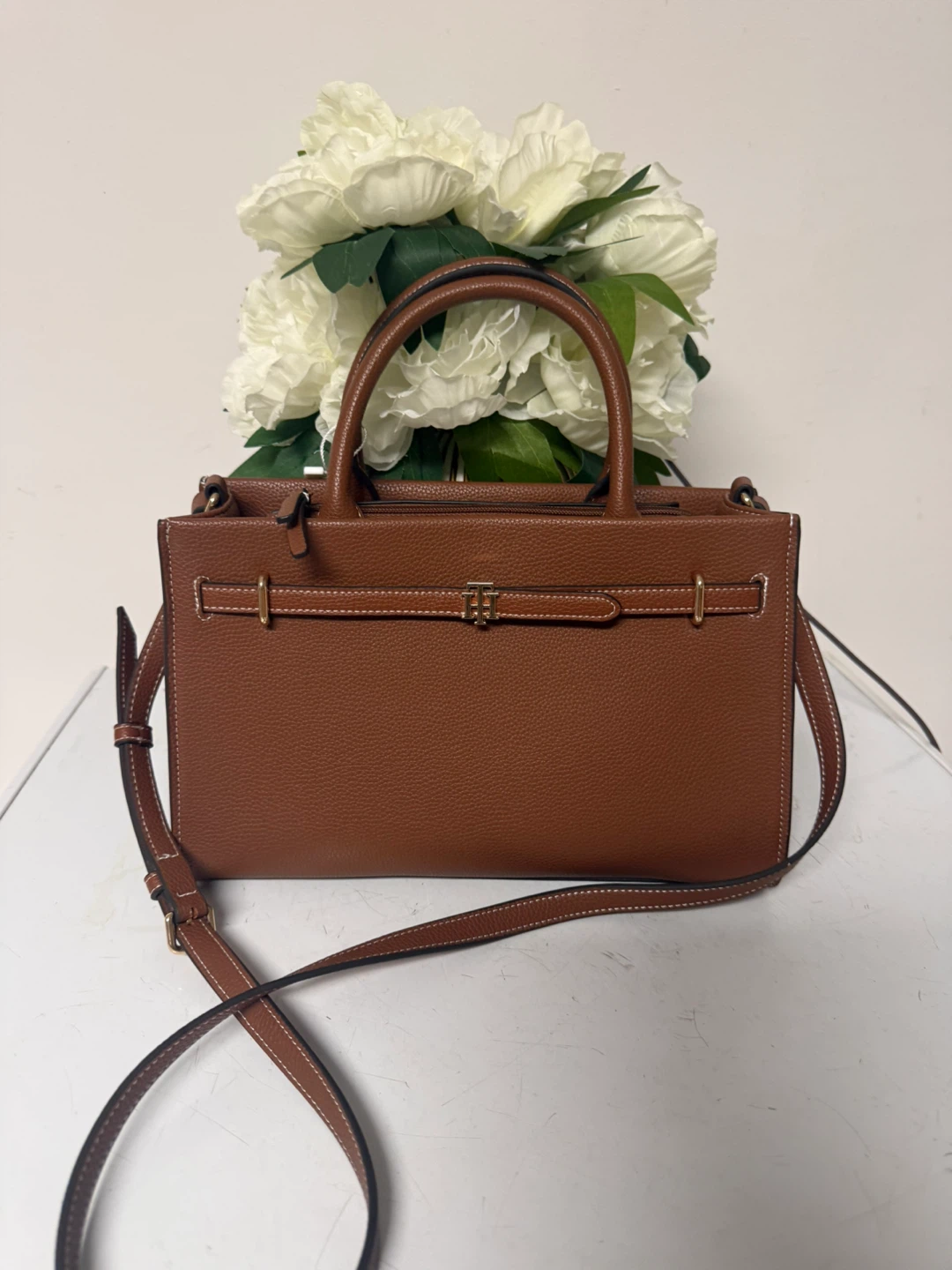 Tommy Hilfiger Satchel Bag - Brown