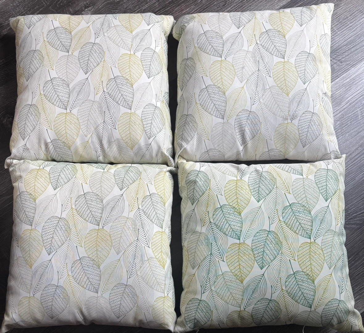 Set of 4 Decorative  Outdoor Throw Pillows