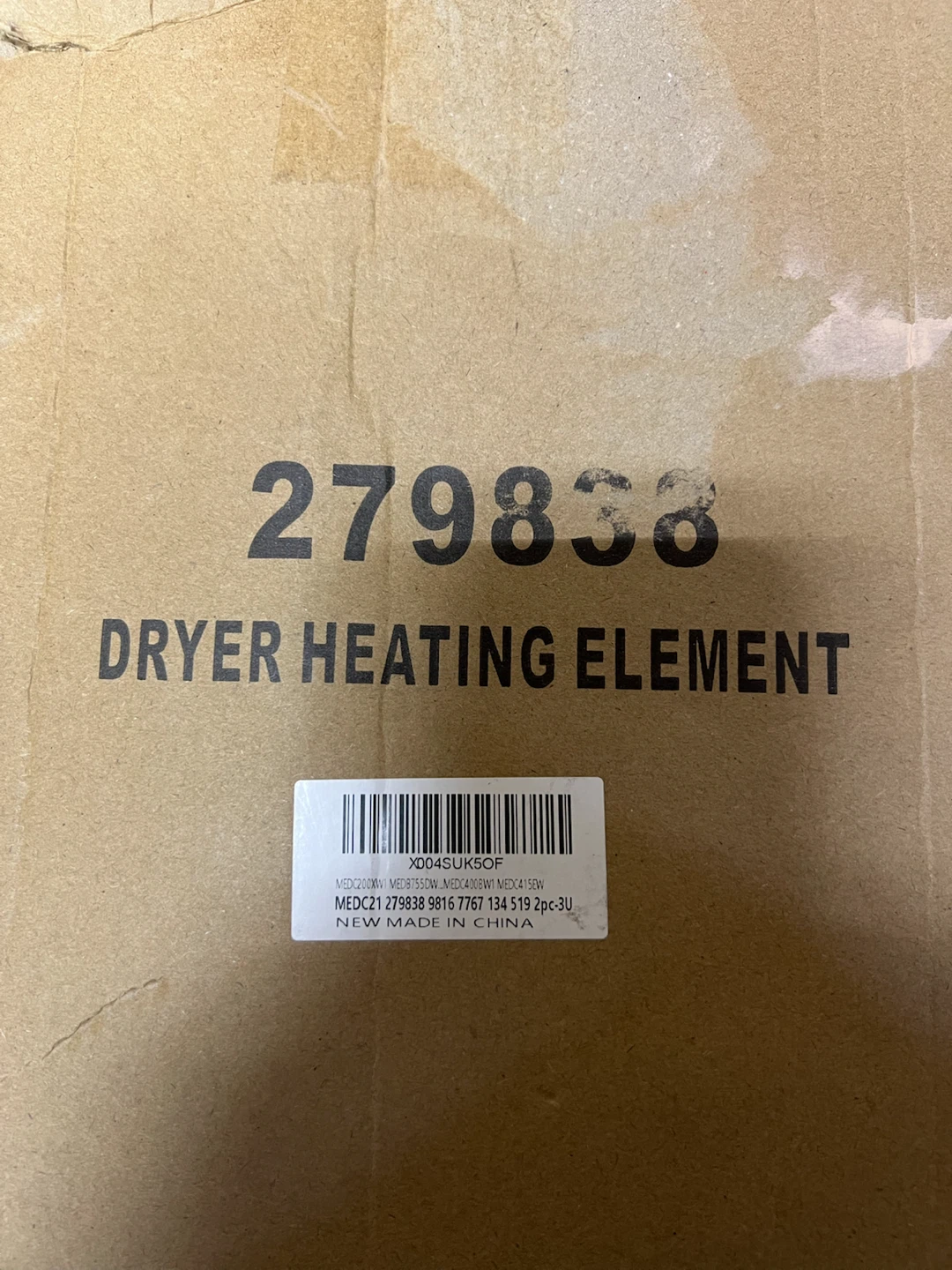 Dryer Heating Element 279838