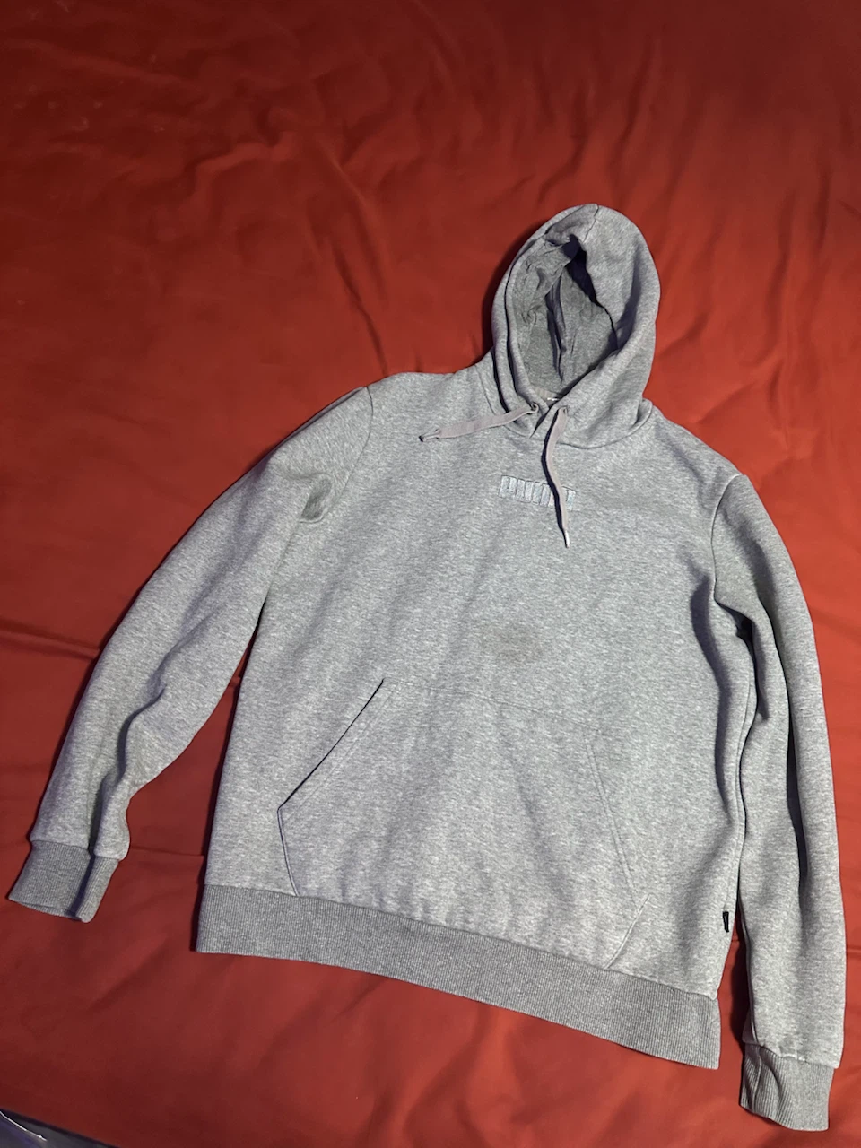 Puma Gray Hoodie Sweatshirt